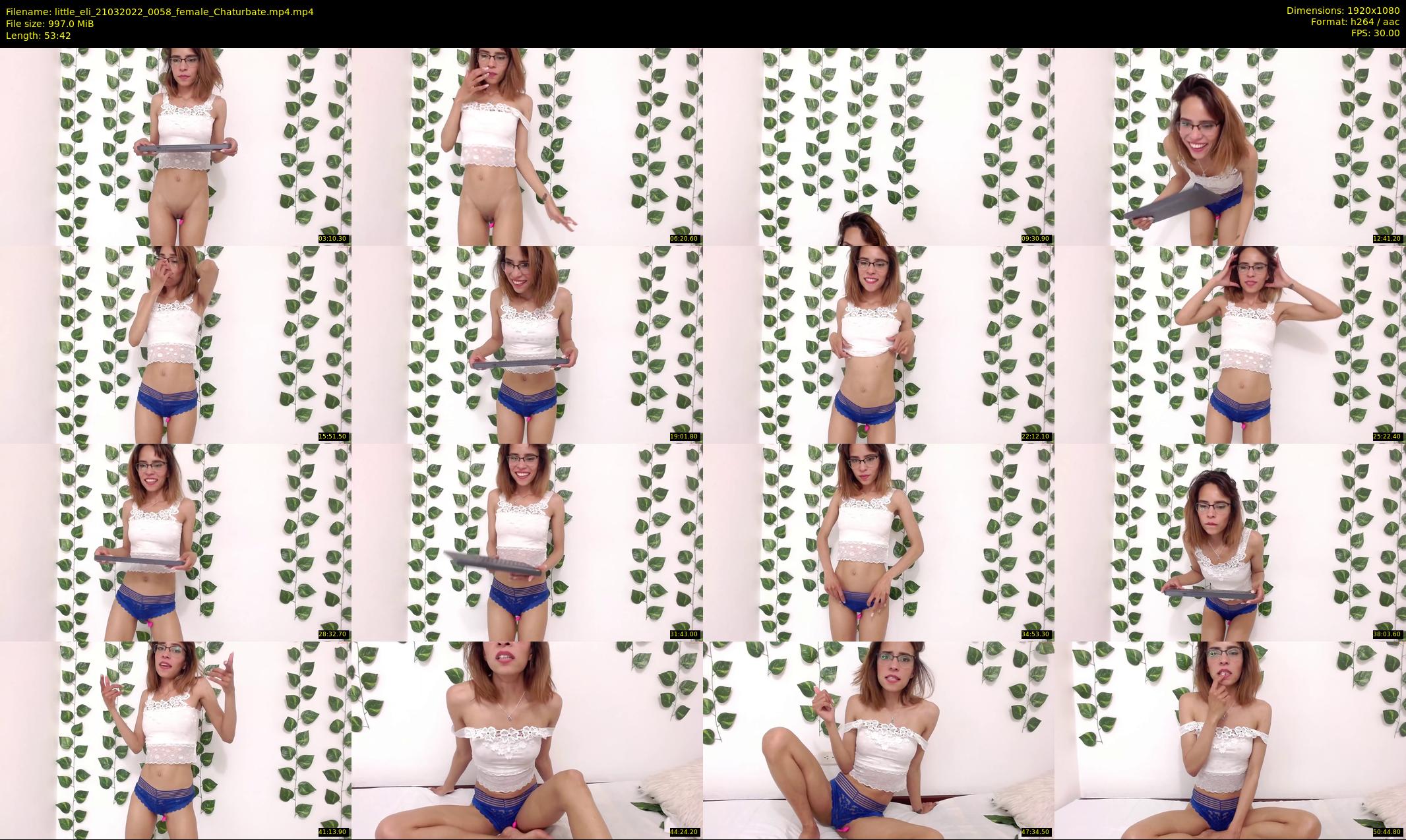 little_eli — 54 minute Chaturbate female cam show recording, 1080p, Mar 21, 2022
