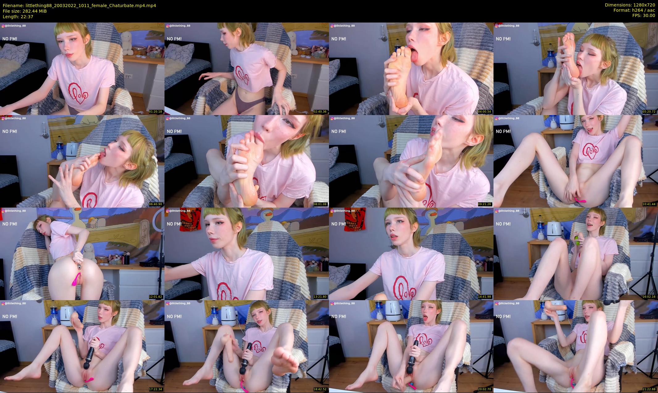 littlething88 — 23 minute Chaturbate female cam show recording, 720p, Mar 20, 2022