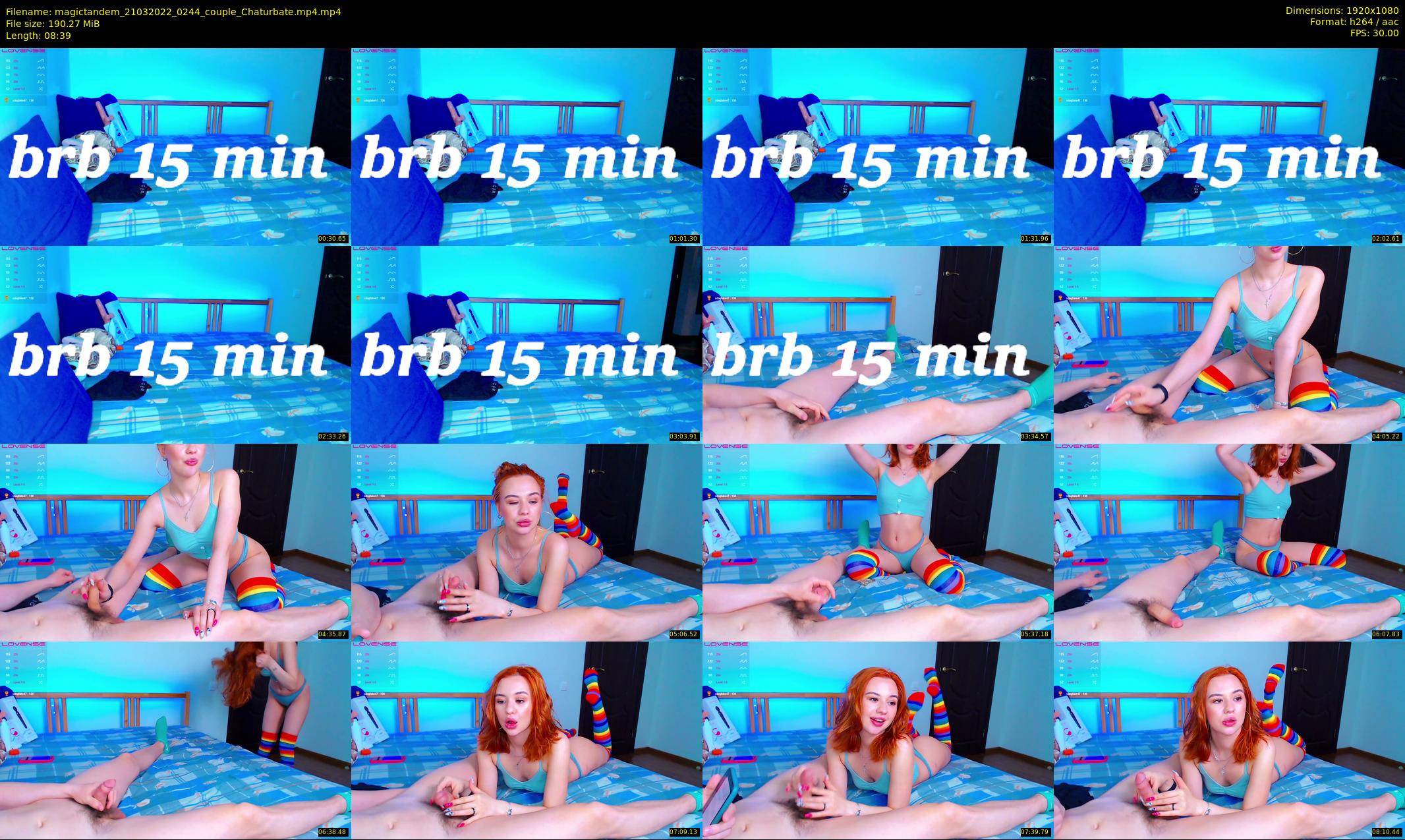 magictandem — 9 minute Chaturbate couple cam show recording, 1080p, Mar 21, 2022
