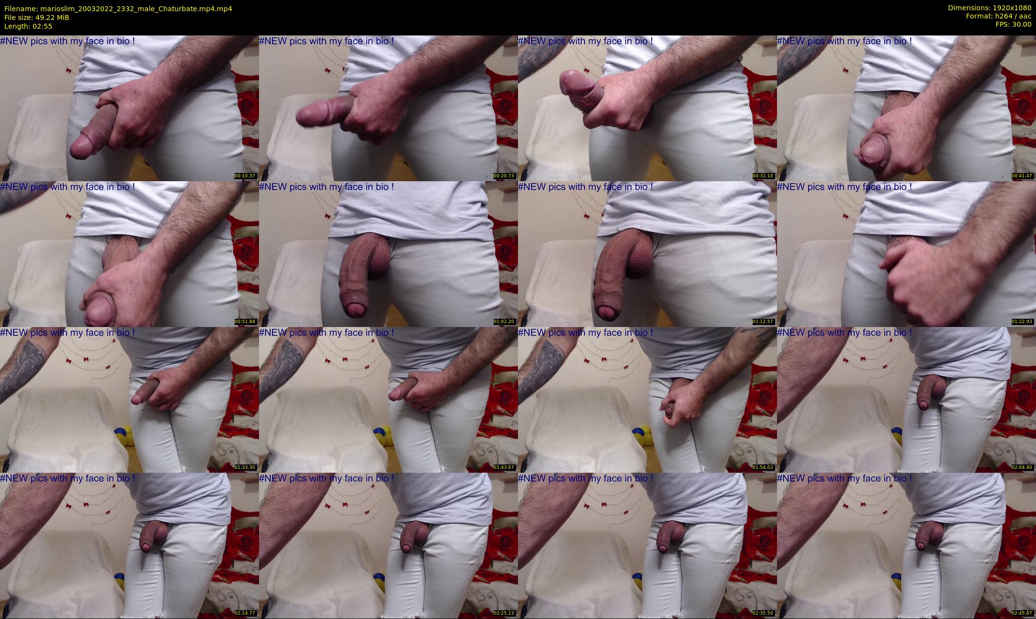marioslim — 3 minute Chaturbate male cam show recording, 1080p, Mar 20, 2022