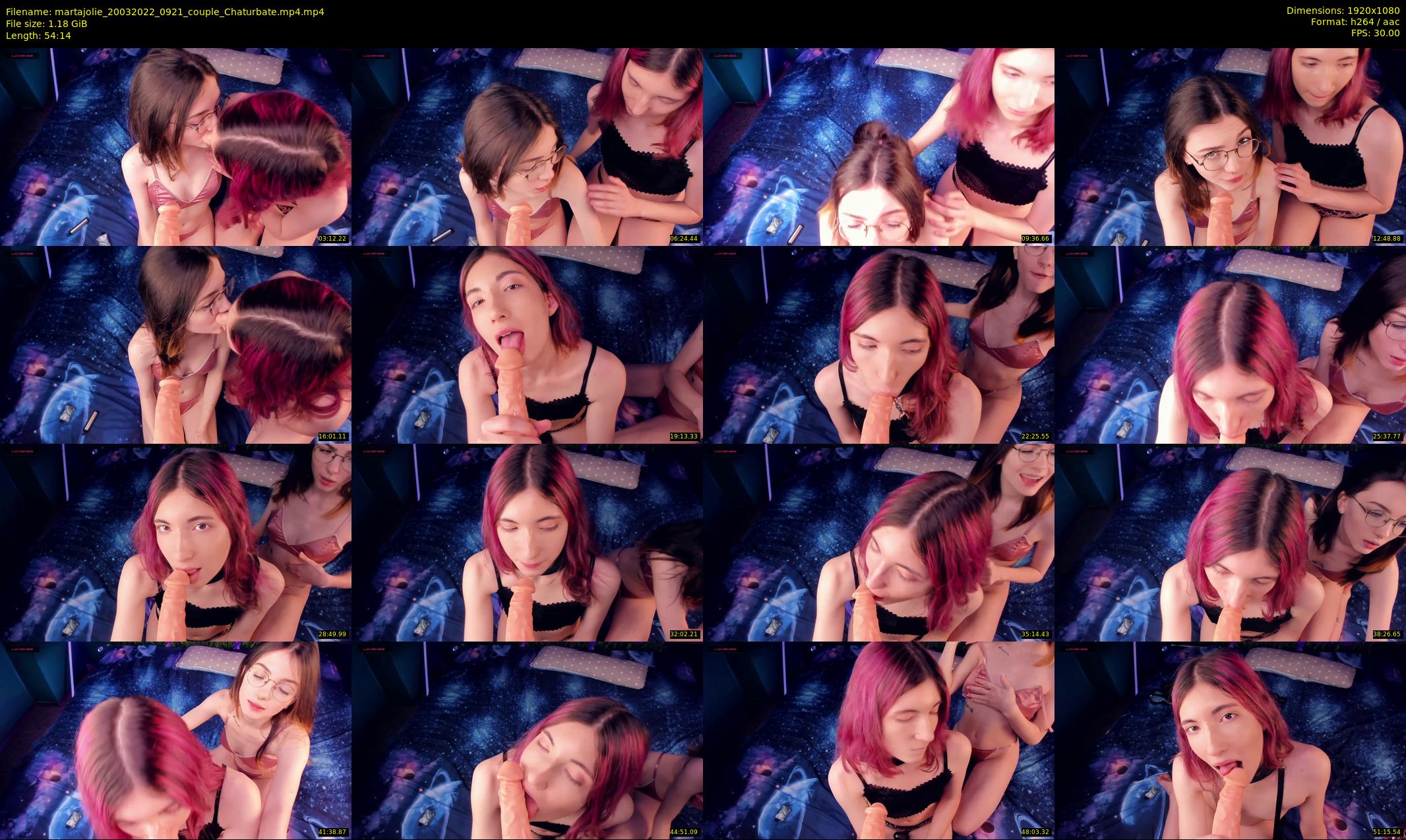 martajolie — 55 minute Chaturbate female cam show recording, 1080p, Mar 20, 2022