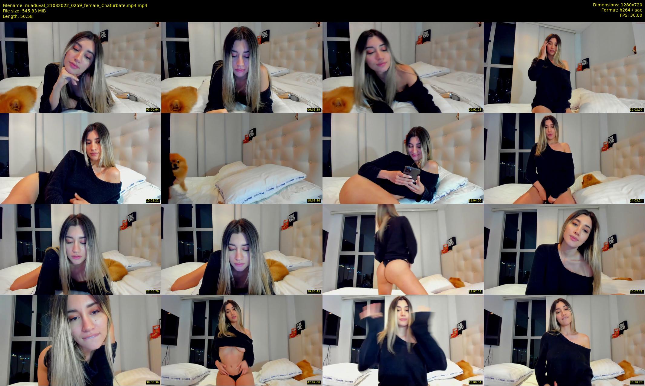 miaduval — 51 minute Chaturbate female cam show recording, 720p, Mar 21, 2022