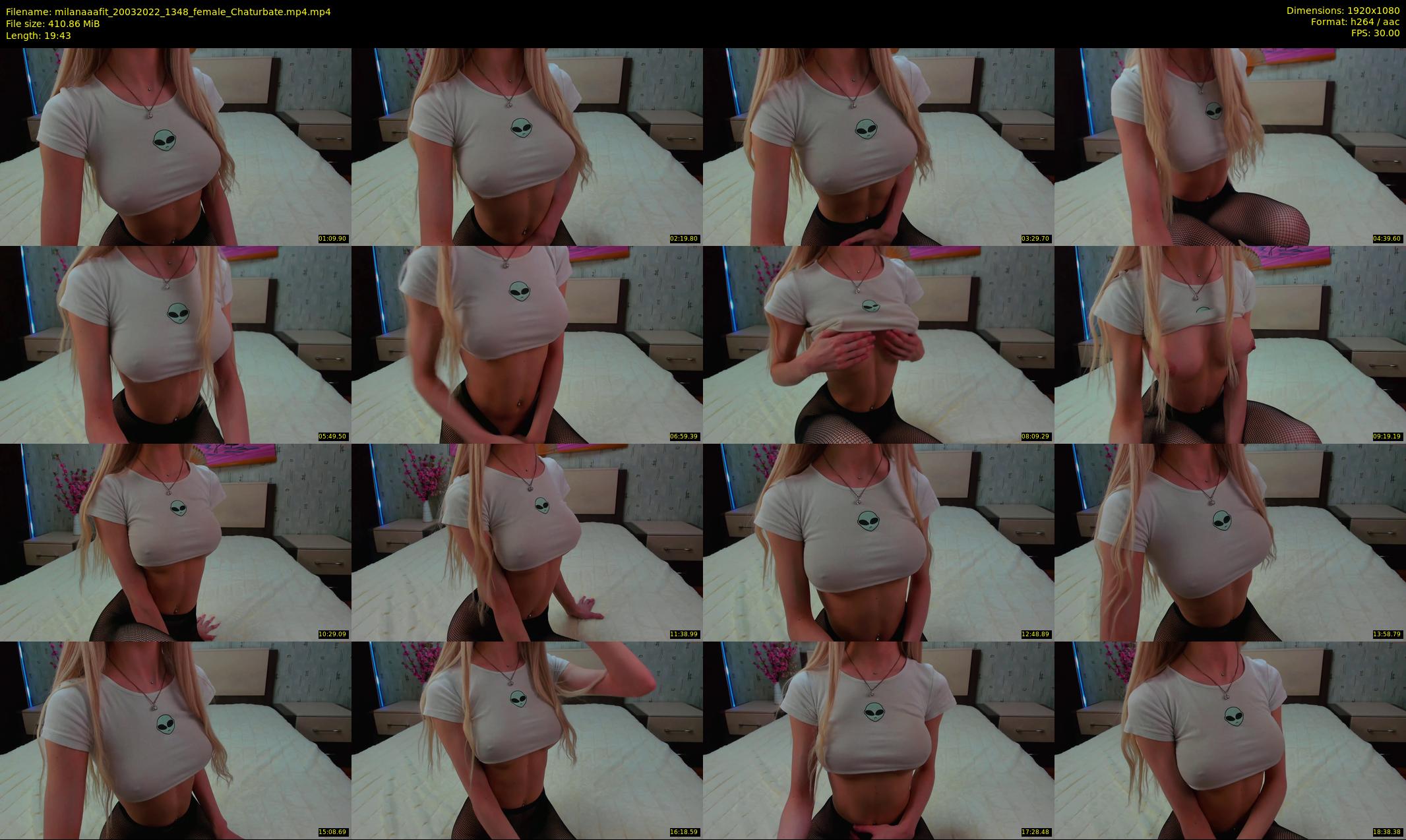 milanaaafit — 20 minute Chaturbate couple cam show recording, 1080p, Mar 20, 2022