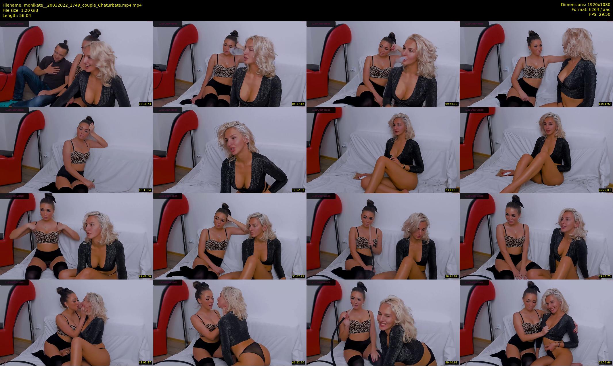monikate_ — 57 minute Chaturbate couple cam show recording, 1080p, Mar 20, 2022
