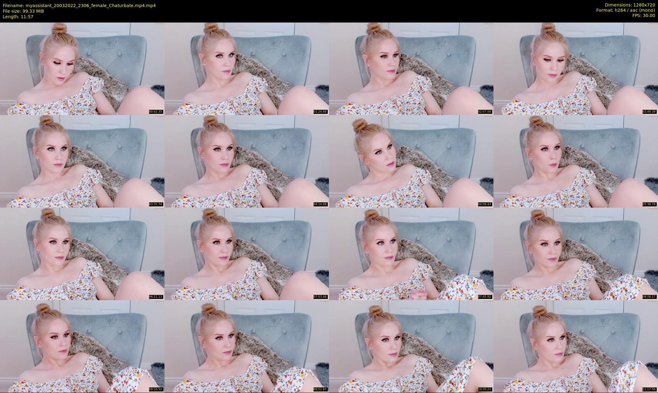 myassistant — 12 minute Chaturbate female cam show recording, 720p, Mar 20, 2022