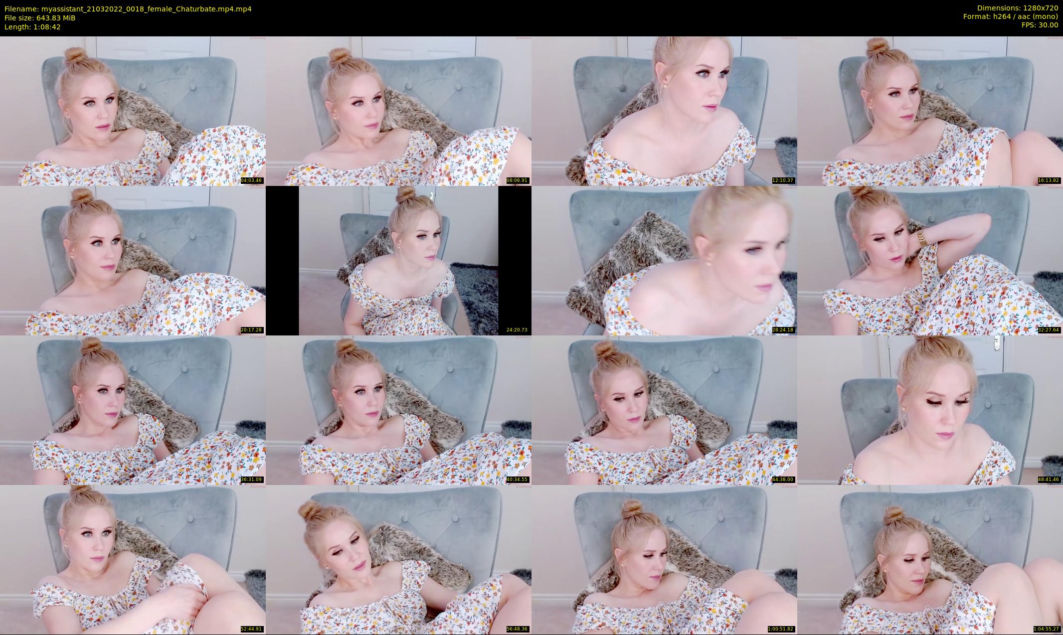 myassistant — 69 minute Chaturbate female cam show recording, 720p, Mar 21, 2022