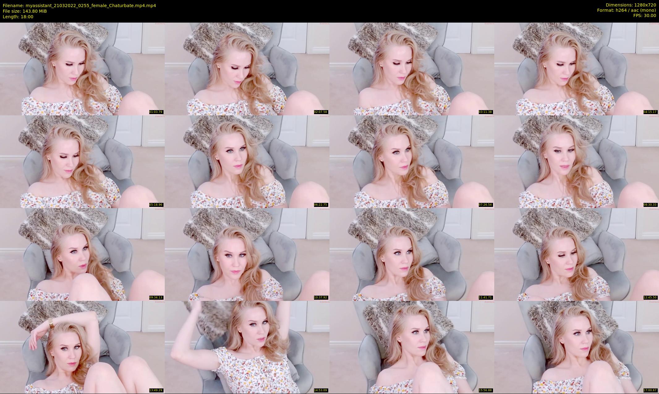 myassistant — 18 minute Chaturbate female cam show recording, 720p, Mar 21, 2022