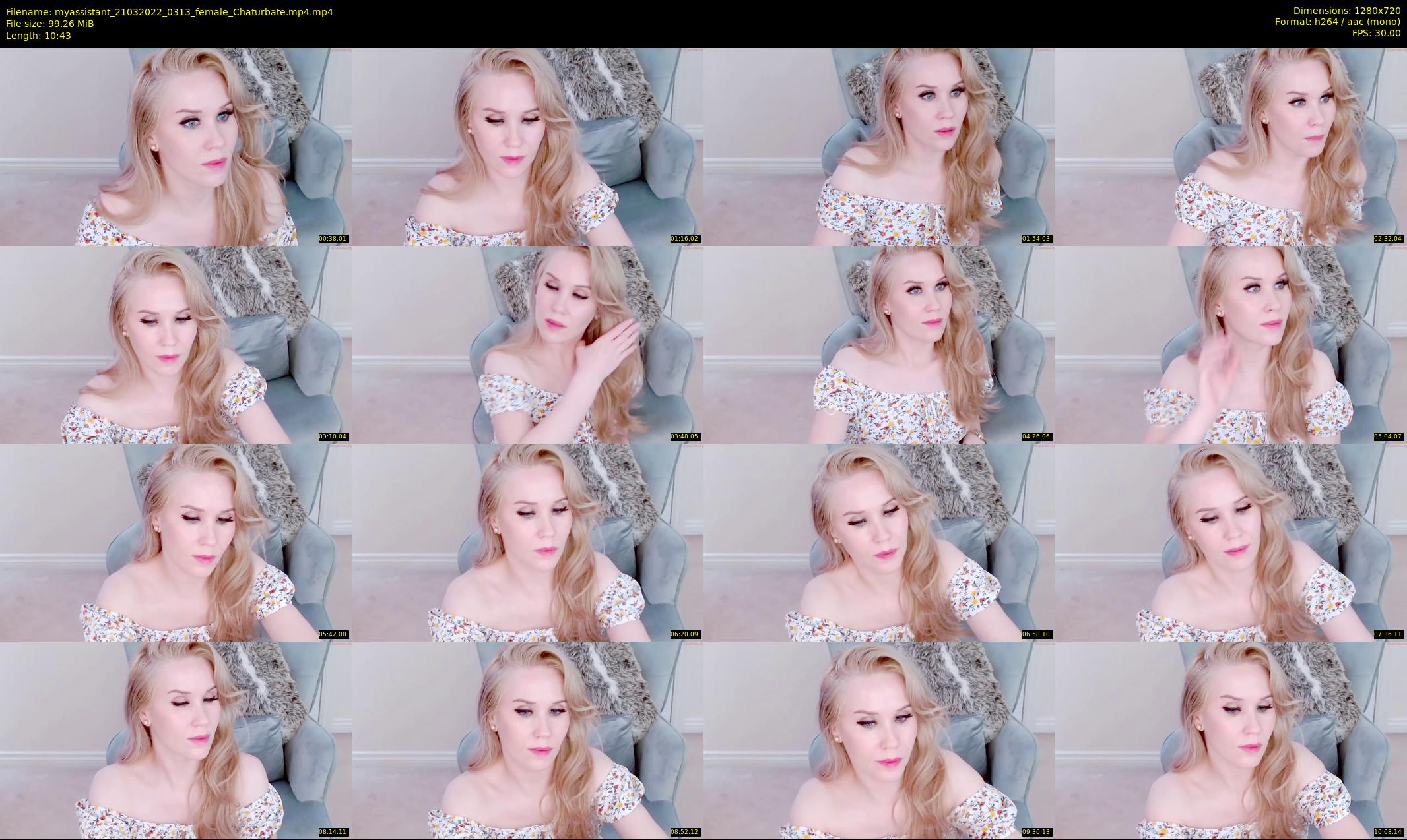 myassistant — 11 minute Chaturbate female cam show recording, 720p, Mar 21, 2022
