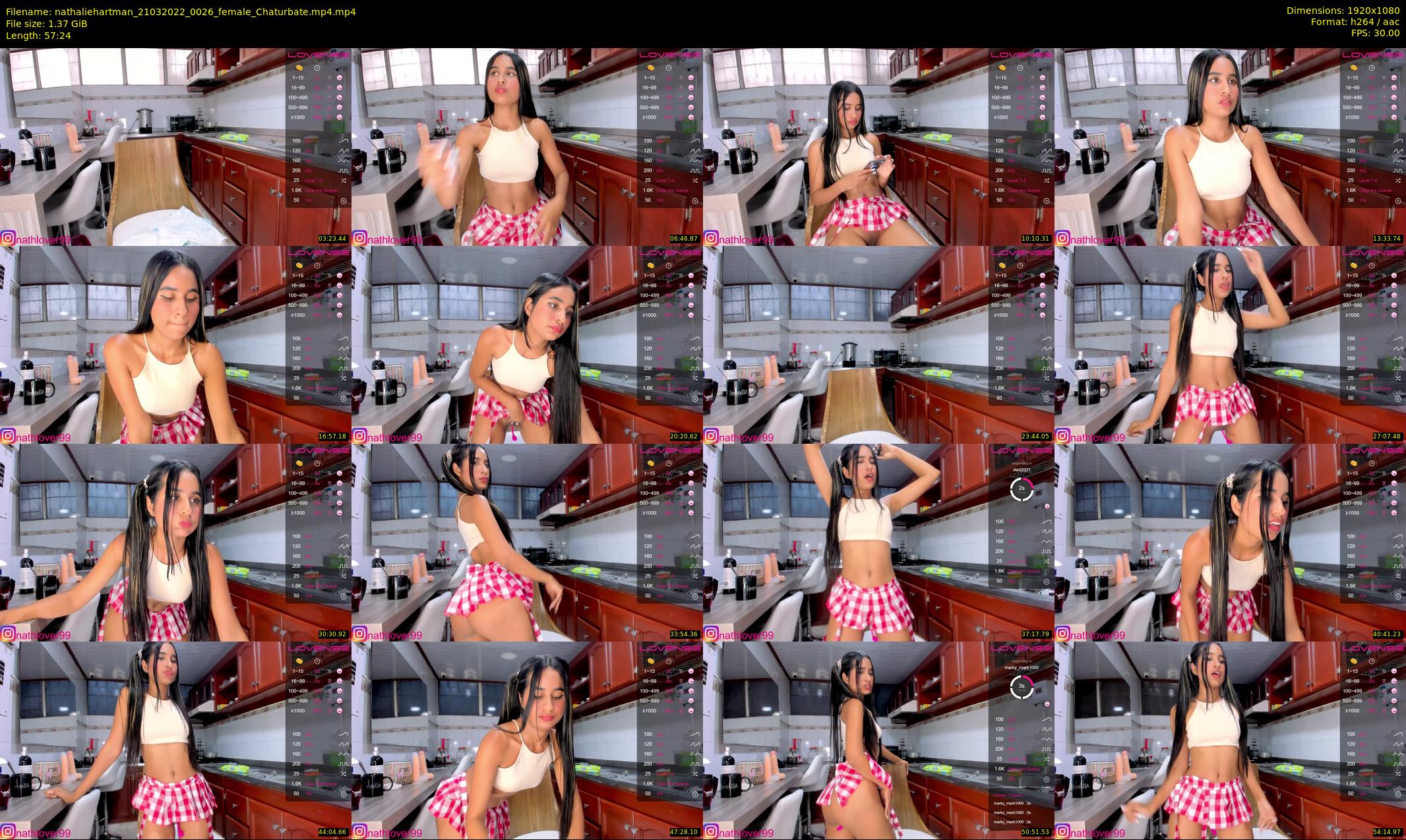 nathaliehartman — 58 minute Chaturbate female cam show recording, 1080p, Mar 21, 2022