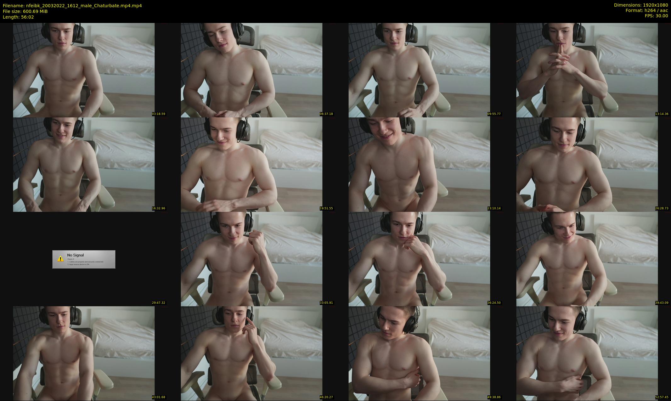 nfeibk — 57 minute Chaturbate male cam show recording, 1080p, Mar 20, 2022
