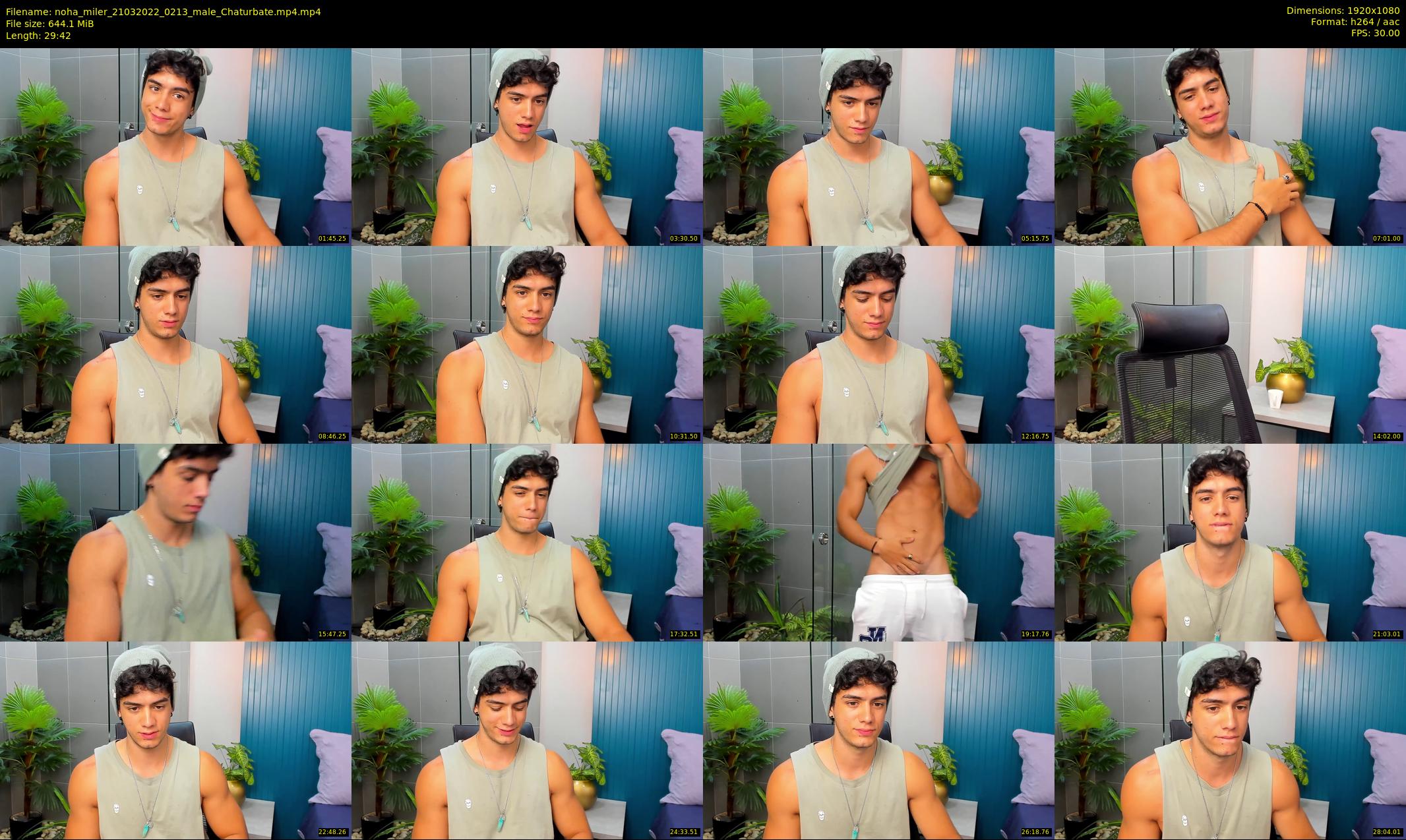 noha_miler — 30 minute Chaturbate male cam show recording, 1080p, Mar 21, 2022
