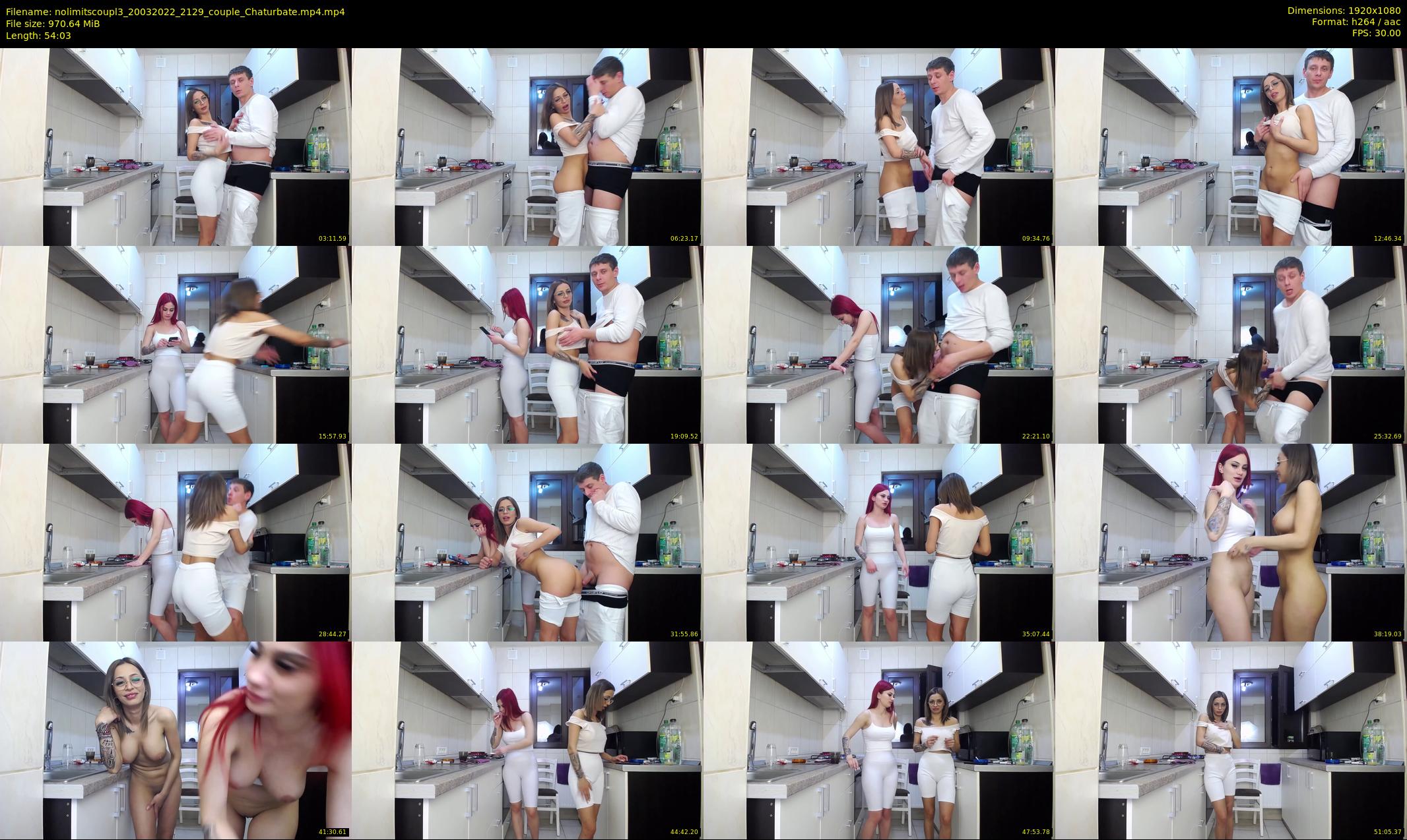 nolimitscoupl3 — 55 minute Chaturbate couple cam show recording, 1080p, Mar 20, 2022