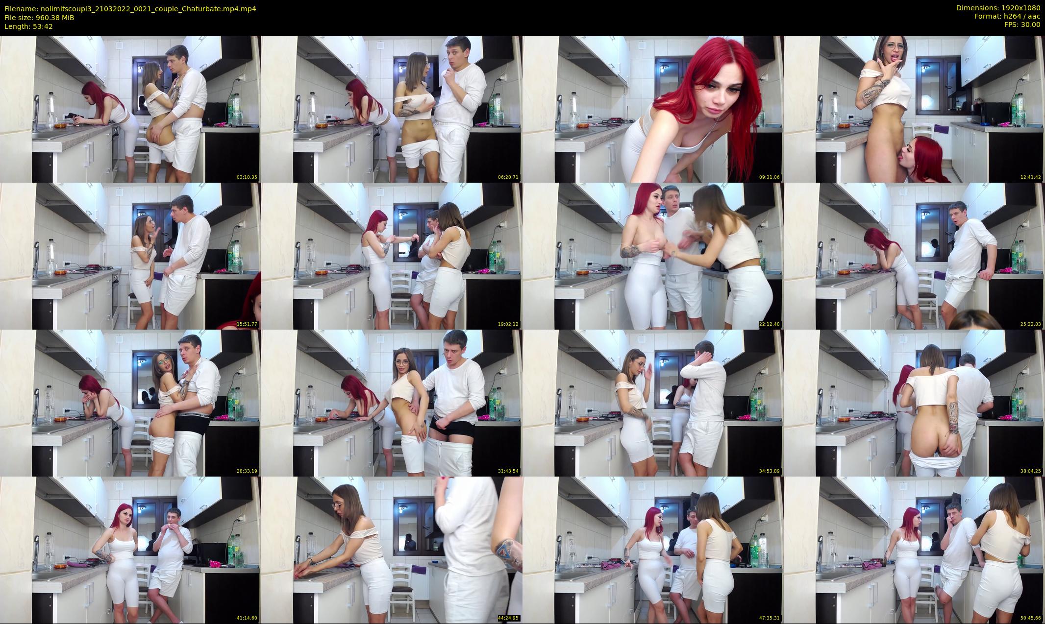 nolimitscoupl3 — 54 minute Chaturbate couple cam show recording, 1080p, Mar 21, 2022