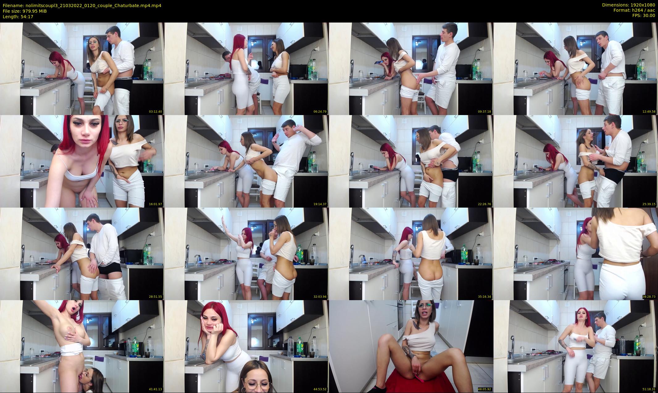 nolimitscoupl3 — 55 minute Chaturbate couple cam show recording, 1080p, Mar 21, 2022