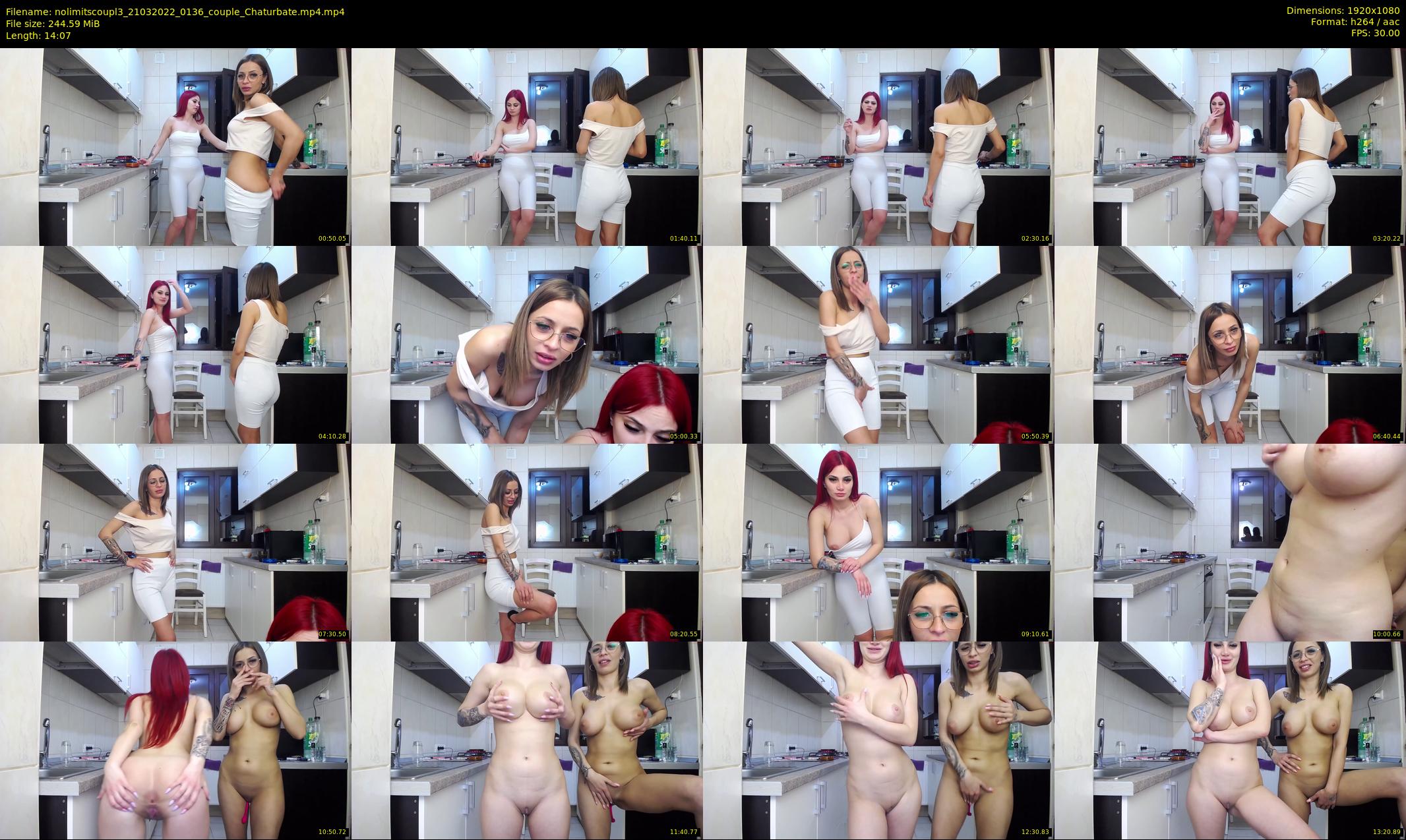 nolimitscoupl3 — 15 minute Chaturbate couple cam show recording, 1080p, Mar 21, 2022