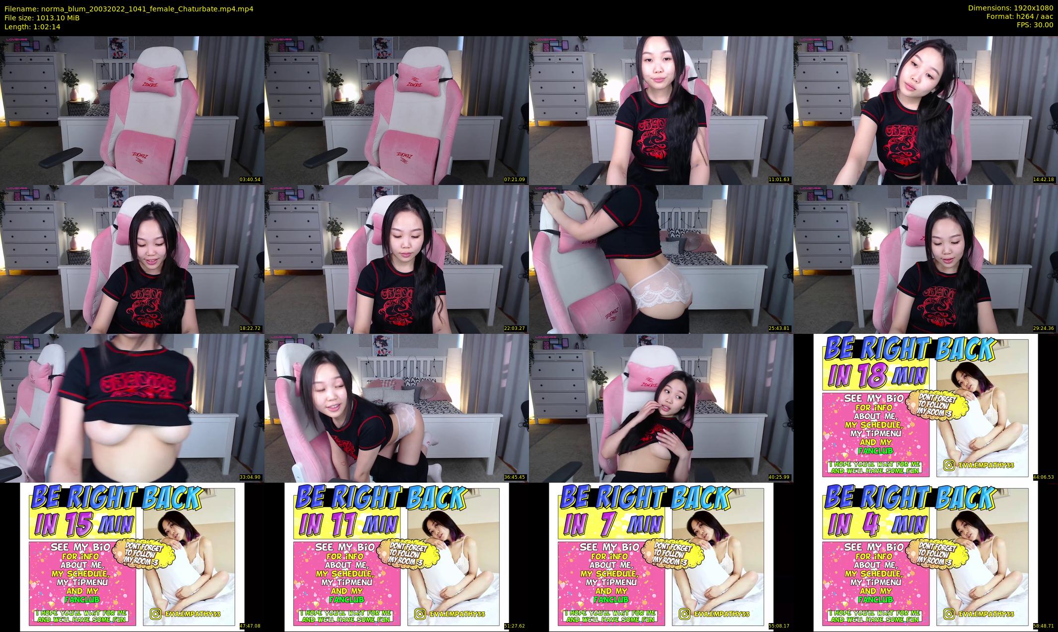norma_blum — 63 minute Chaturbate female cam show recording, 1080p, Mar 20, 2022