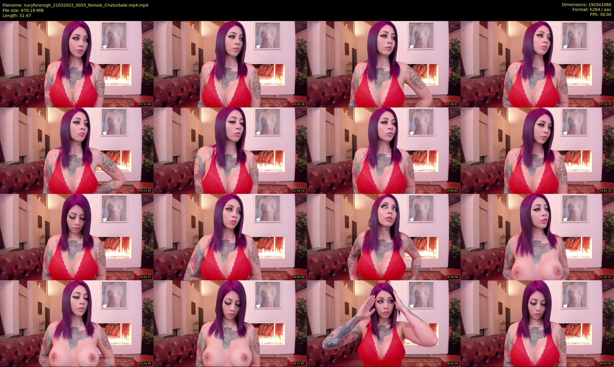 nuryforerogh — 32 minute Chaturbate female cam show recording, 1080p, Mar 21, 2022