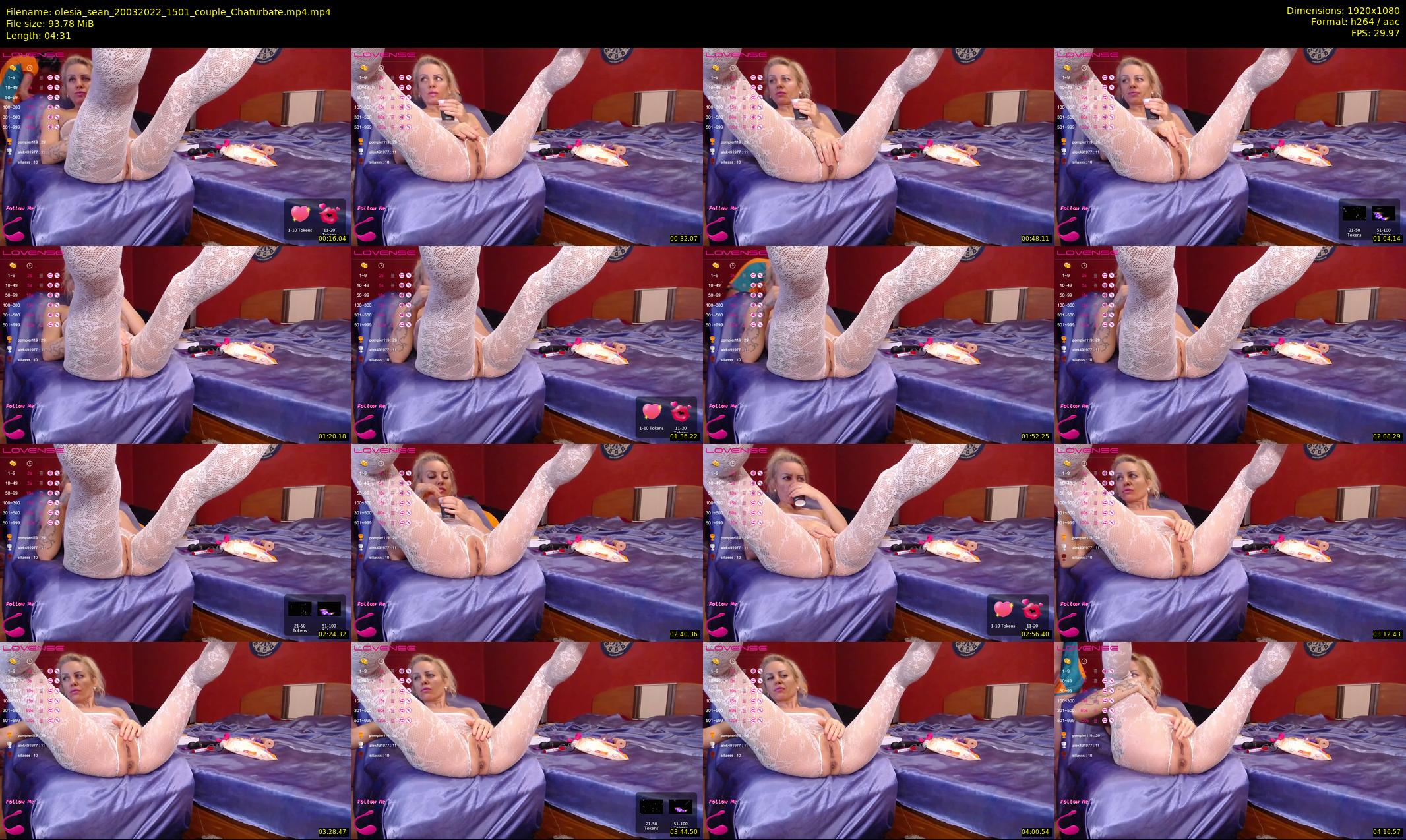 olesia_sean — 5 minute Chaturbate couple cam show recording, 1080p, Mar 20, 2022