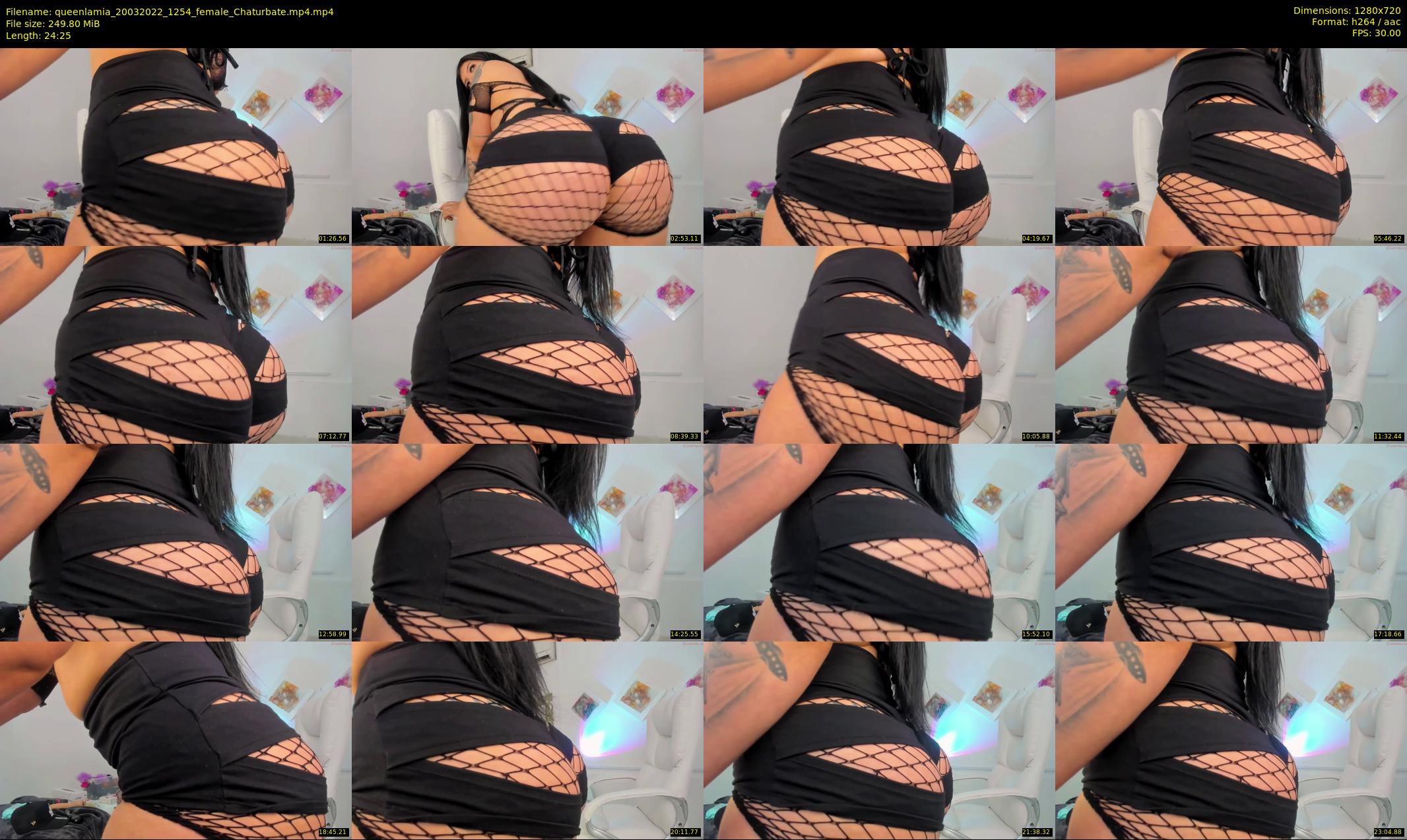 queenlamia — 25 minute Chaturbate female cam show recording, 720p, Mar 20, 2022