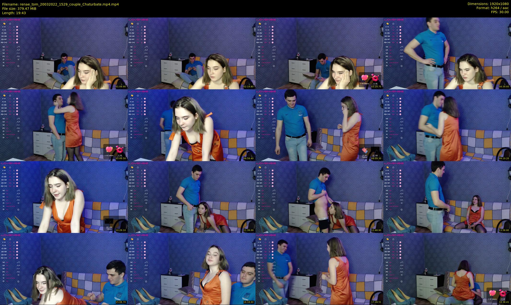 renae_tom — 20 minute Chaturbate couple cam show recording, 1080p, Mar 20, 2022