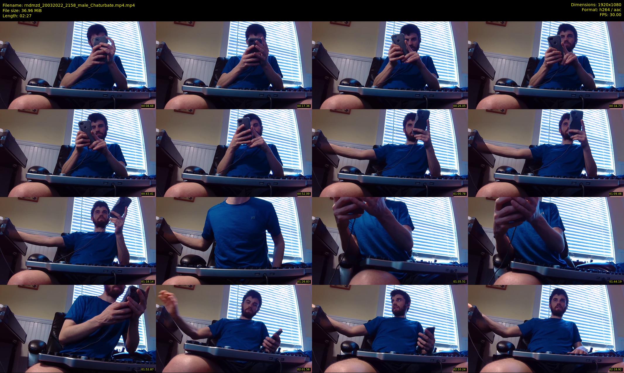 rndmzd — 3 minute Chaturbate male cam show recording, 1080p, Mar 20, 2022