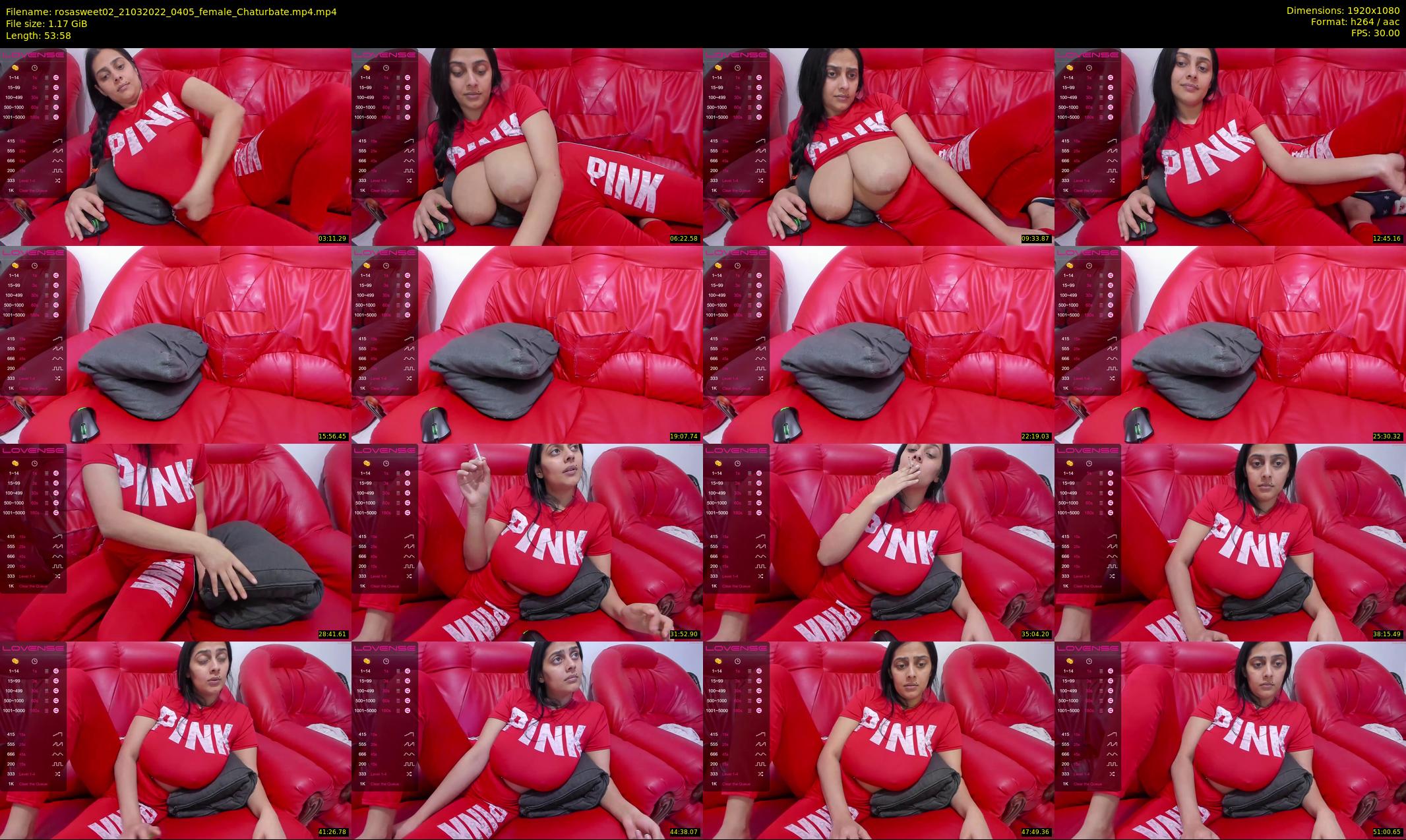 rosasweet02 — 54 minute Chaturbate female cam show recording, 1080p, Mar 21, 2022