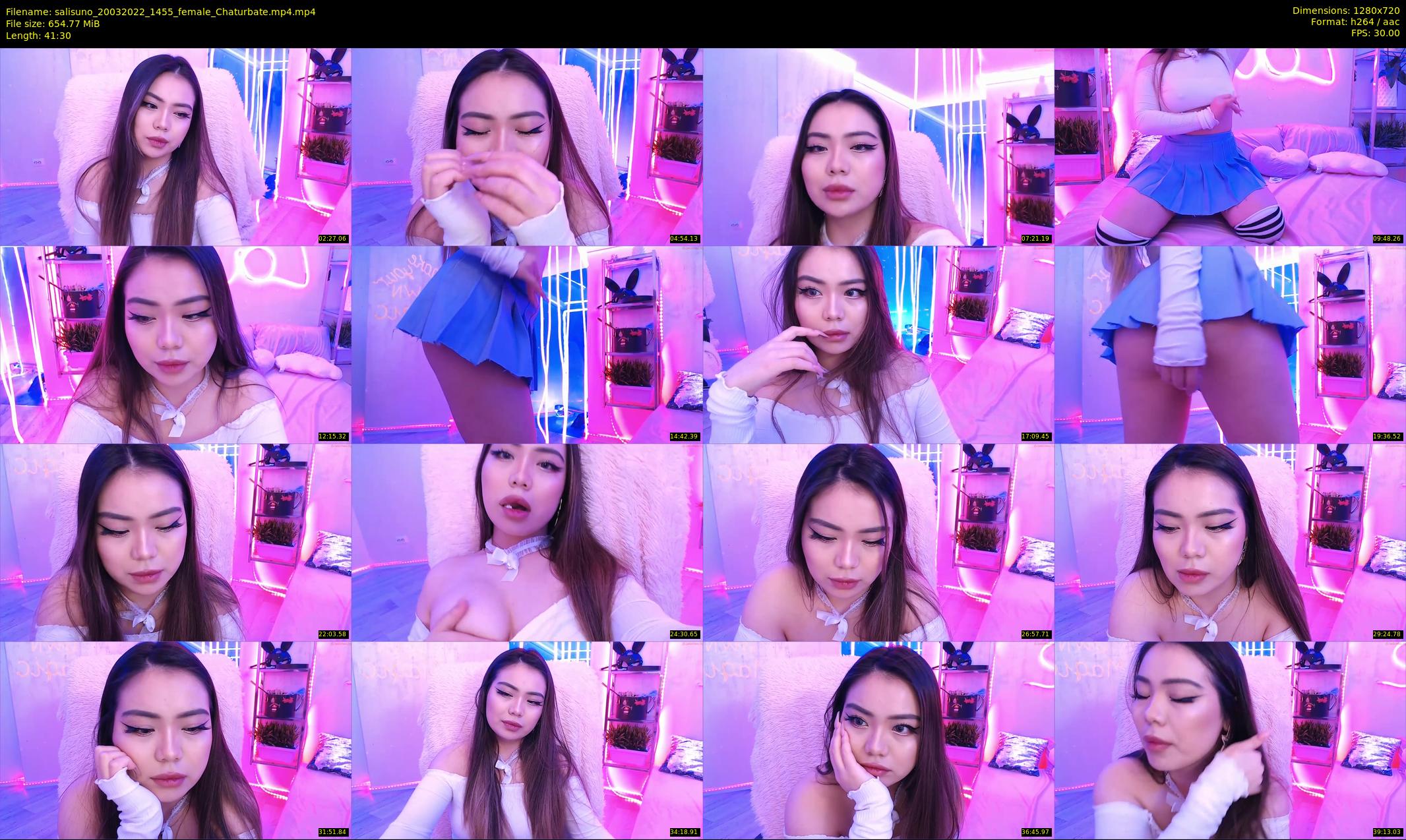 salisuno — 42 minute Chaturbate female cam show recording, 720p, Mar 20, 2022