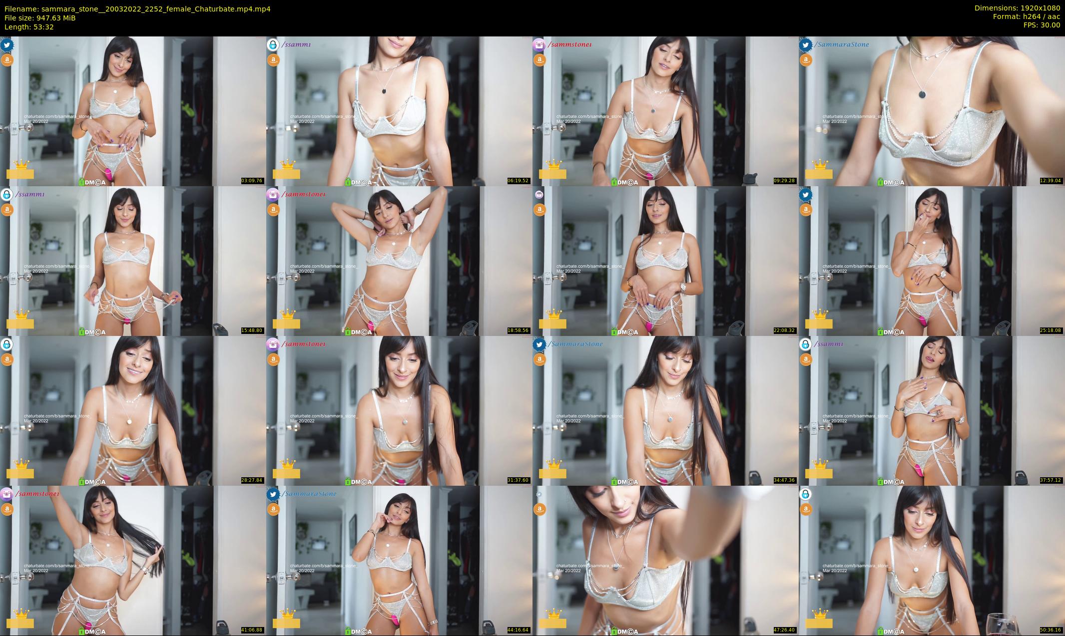 sammara_stone_ — 54 minute Chaturbate female cam show recording, 1080p, Mar 20, 2022