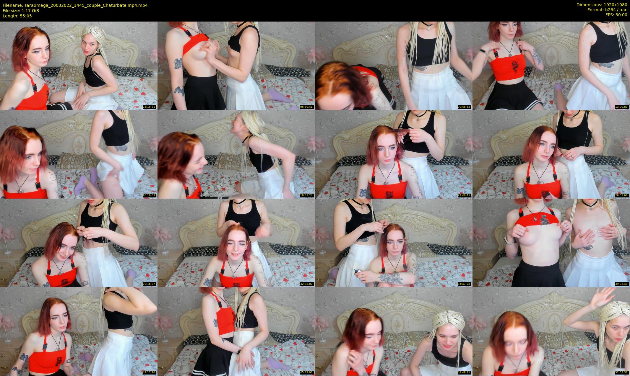 saraomega — 56 minute Chaturbate couple cam show recording, 1080p, Mar 20, 2022
