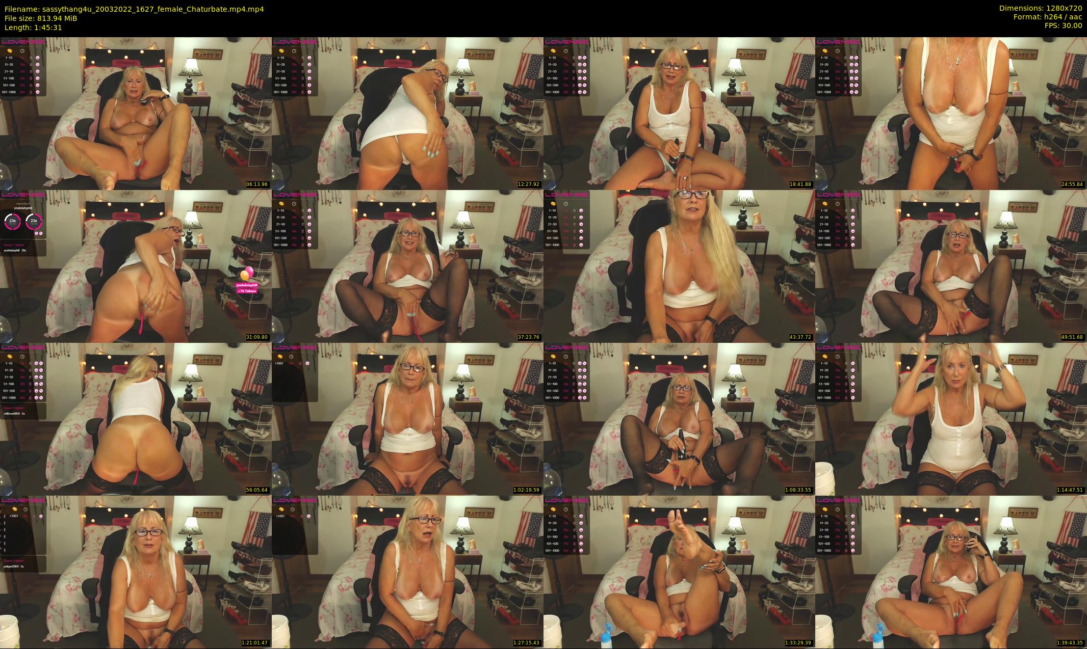 sassythang4u — 106 minute Chaturbate female cam show recording, 720p, Mar 20, 2022