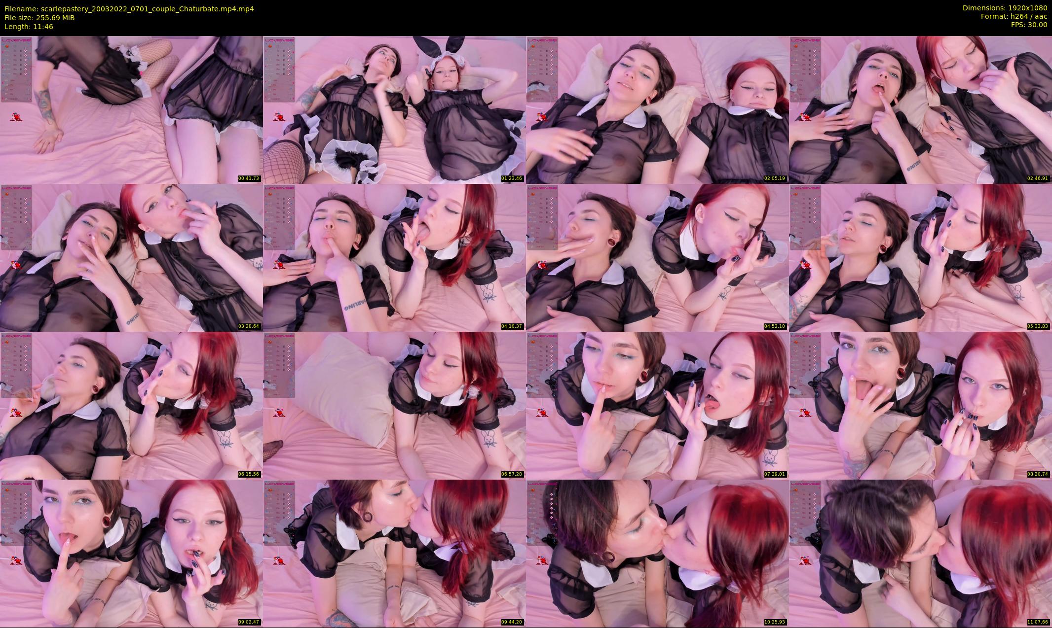 scarlepastery — 12 minute Chaturbate couple cam show recording, 1080p, Mar 20, 2022