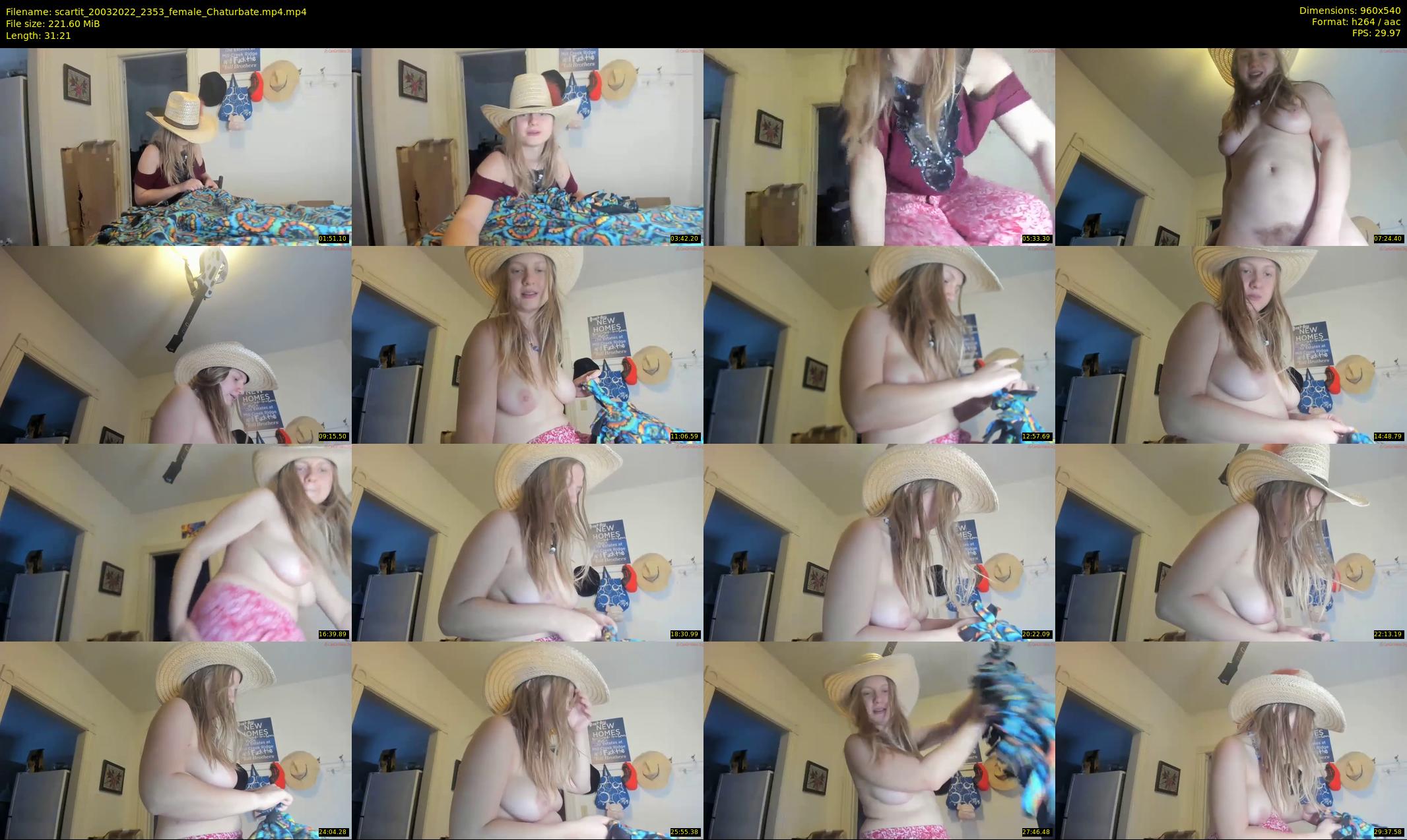 scartit — 32 minute Chaturbate female cam show recording, 480p, Mar 20, 2022