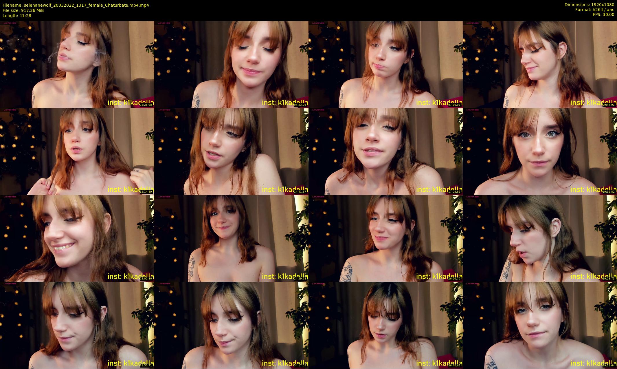 selenanewolf — 42 minute Chaturbate couple cam show recording, 1080p, Mar 20, 2022