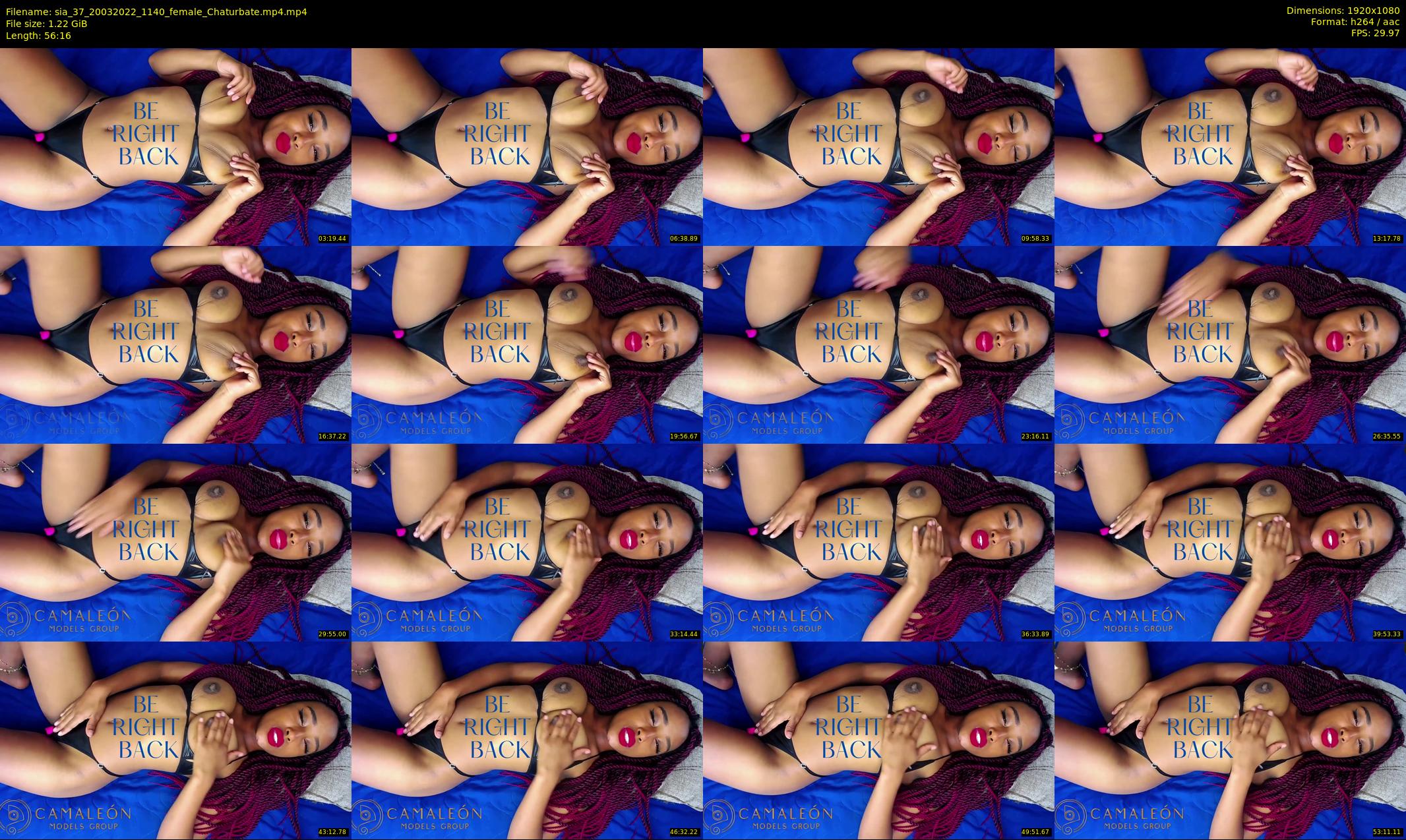 sia_37 — 57 minute Chaturbate female cam show recording, 1080p, Mar 20, 2022