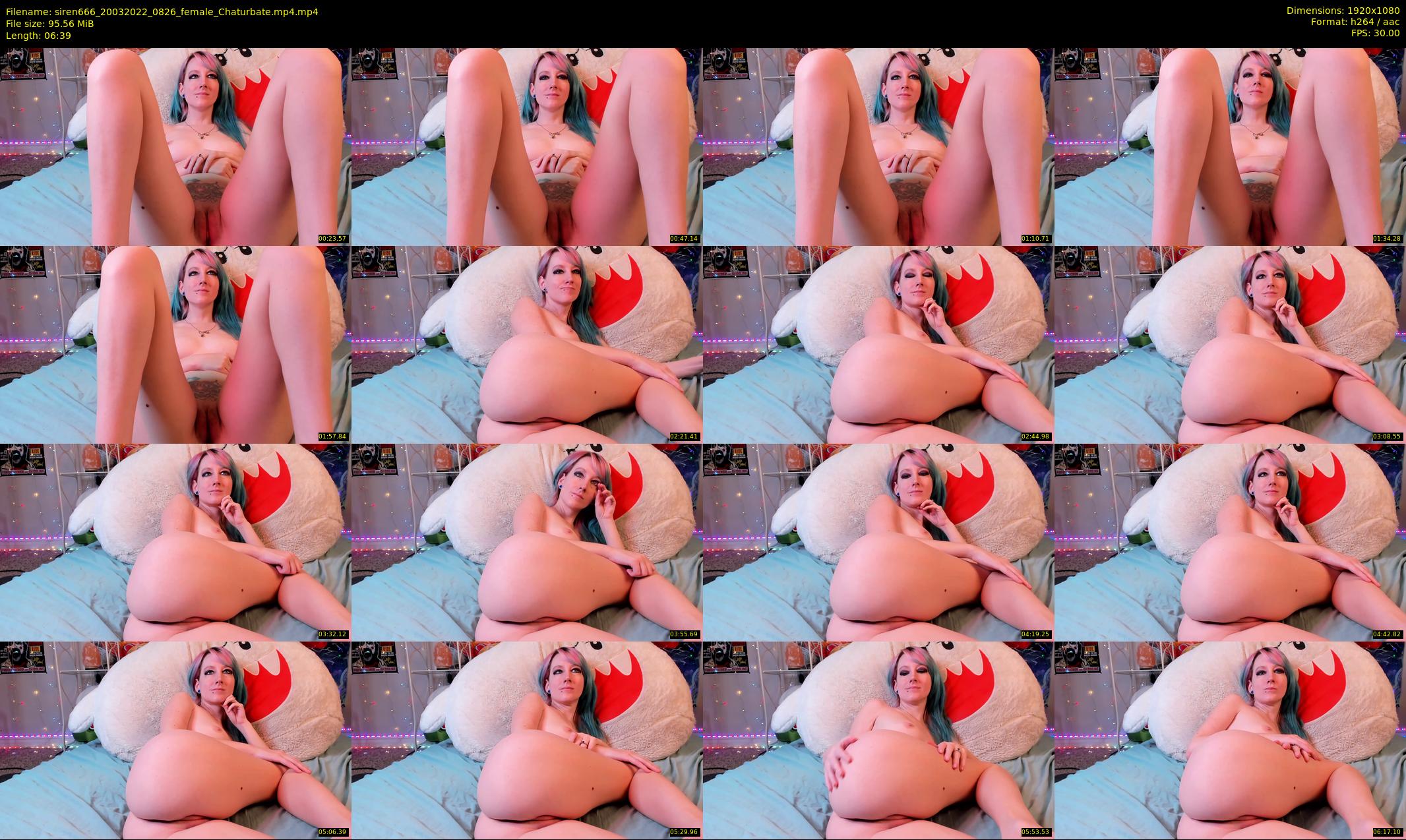 siren666 — 7 minute Chaturbate female cam show recording, 1080p, Mar 20, 2022