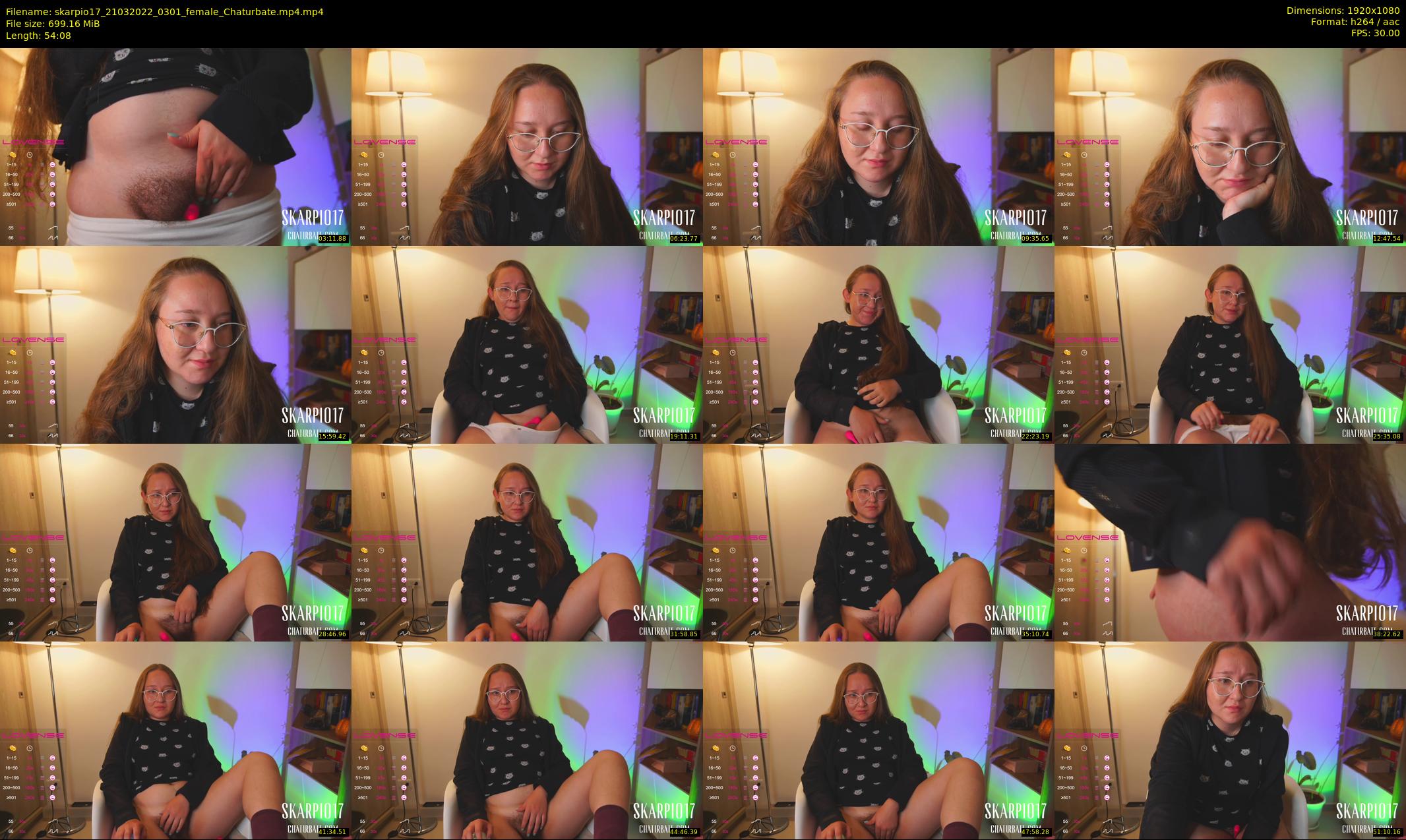 skarpio17 — 55 minute Chaturbate female cam show recording, 1080p, Mar 21, 2022