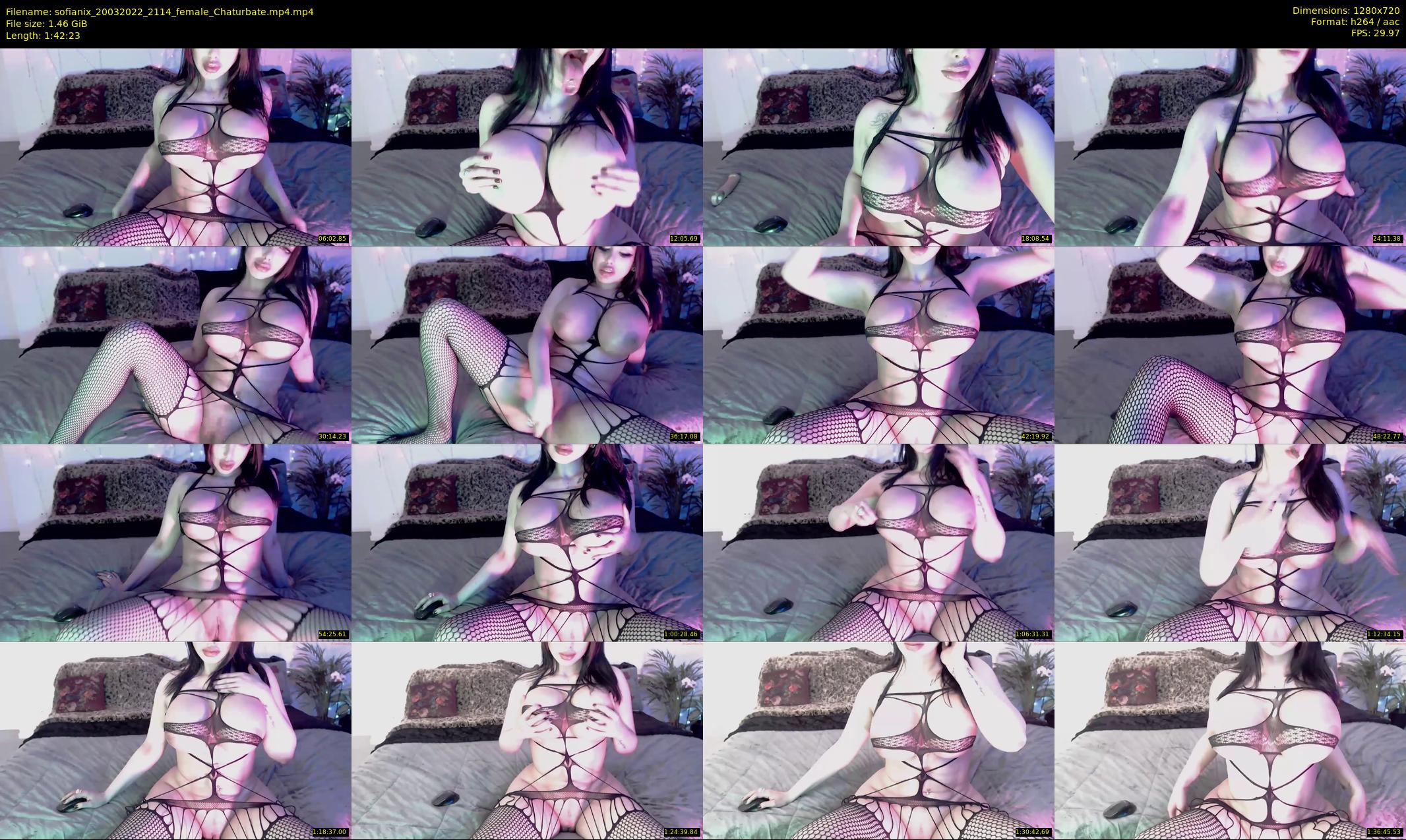 sofianix — 103 minute Chaturbate female cam show recording, 720p, Mar 20, 2022