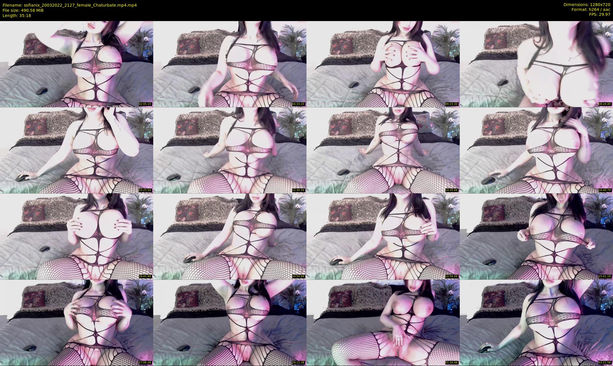 sofianix — 36 minute Chaturbate female cam show recording, 720p, Mar 20, 2022