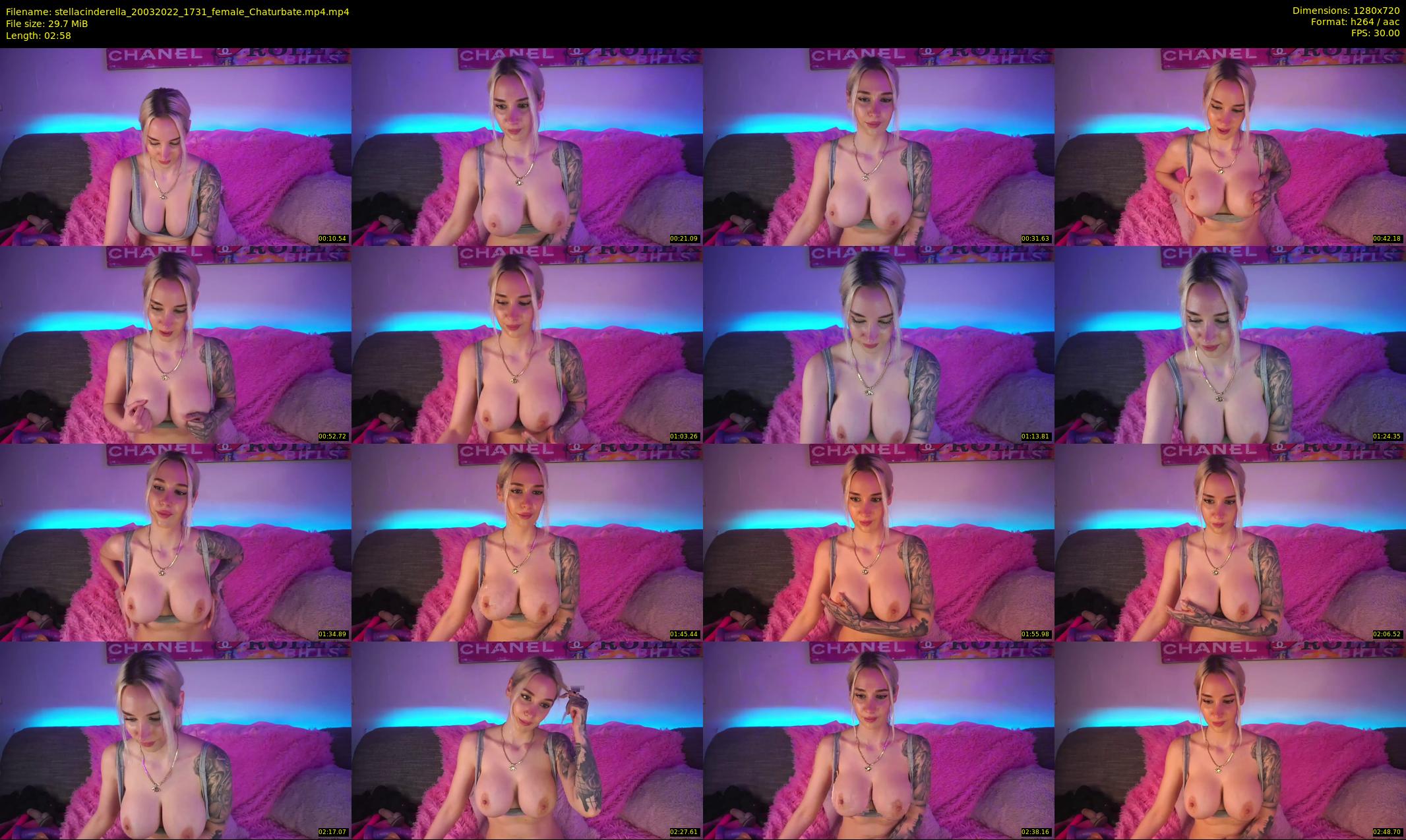 stellacinderella — 3 minute Chaturbate female cam show recording, 720p, Mar 20, 2022