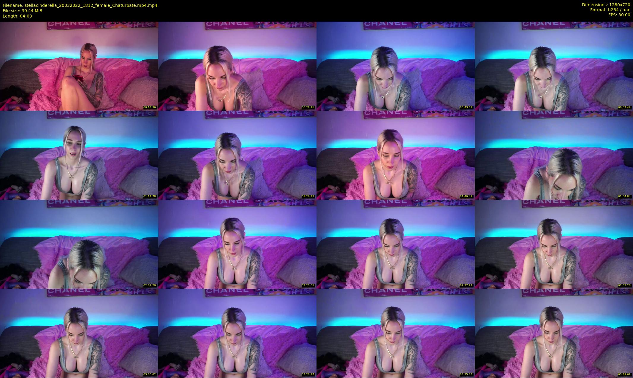 stellacinderella — 5 minute Chaturbate female cam show recording, 720p, Mar 20, 2022