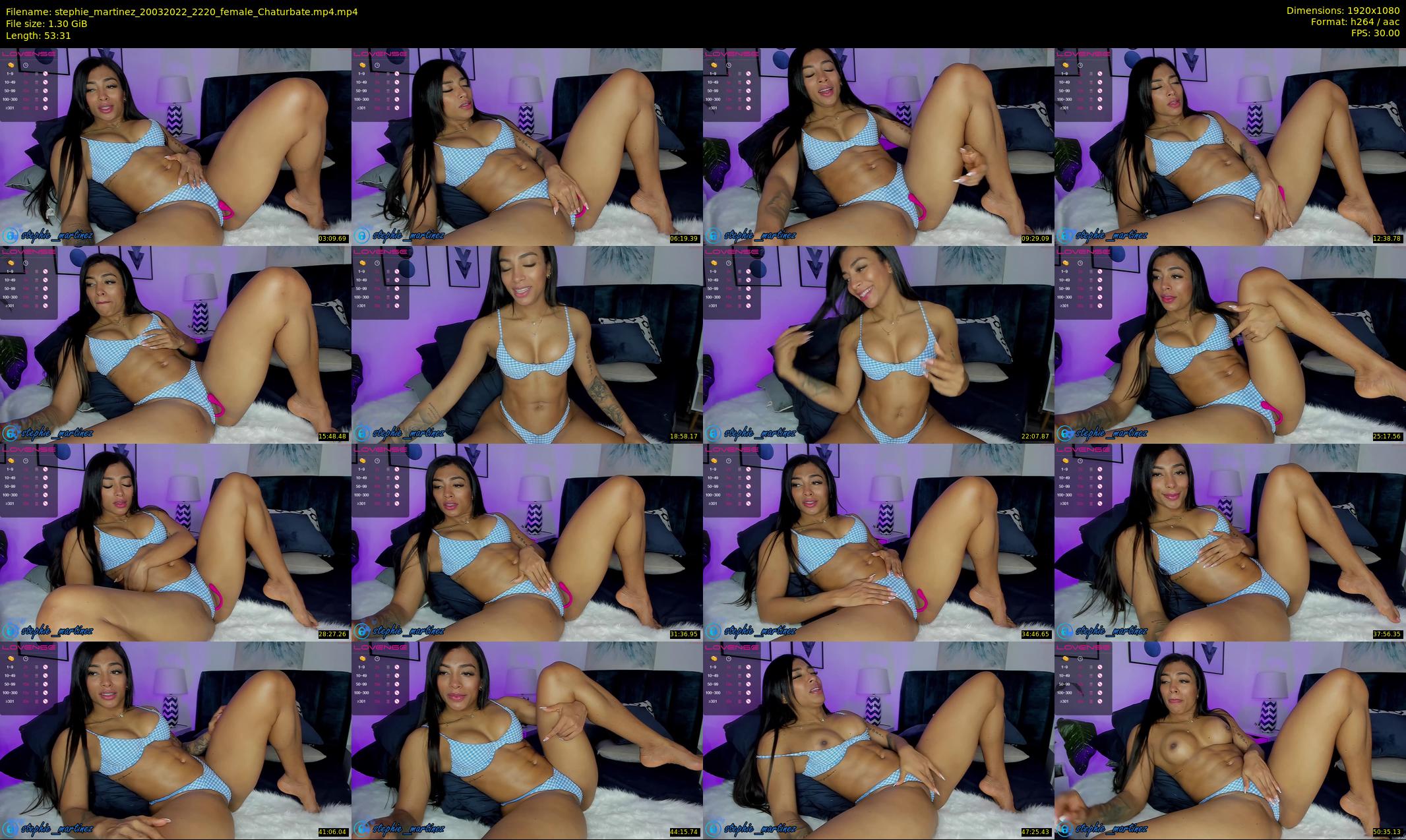 stephie_martinez — 54 minute Chaturbate female cam show recording, 1080p, Mar 20, 2022