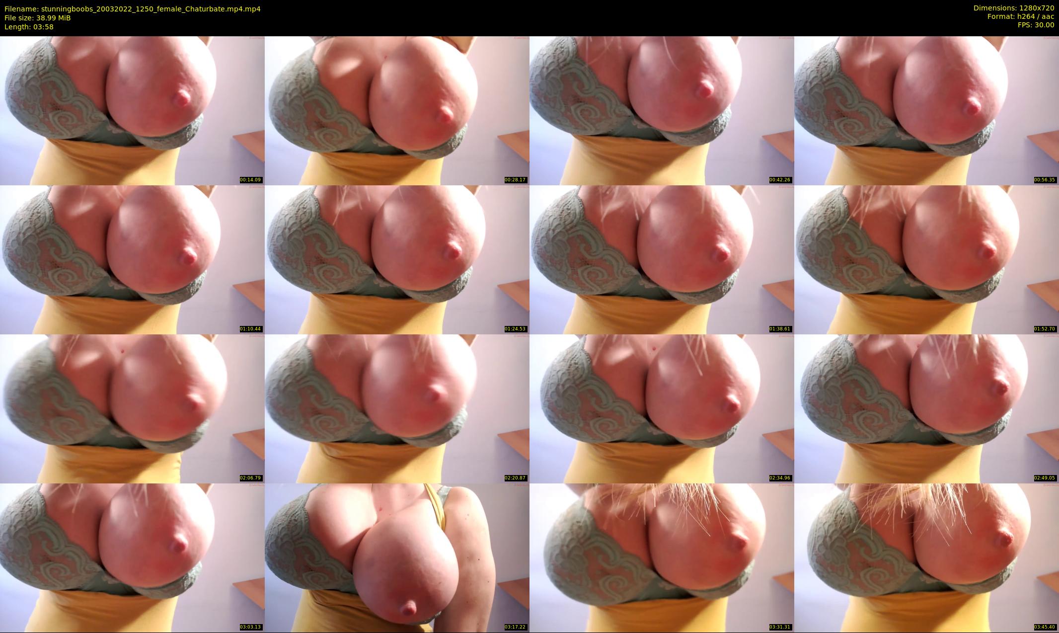 stunningboobs — 4 minute Chaturbate female cam show recording, 720p, Mar 20, 2022