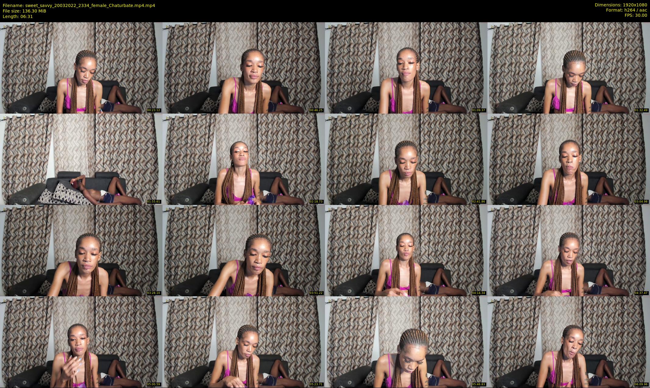 sweet_savvy — 7 minute Chaturbate female cam show recording, 1080p, Mar 20, 2022