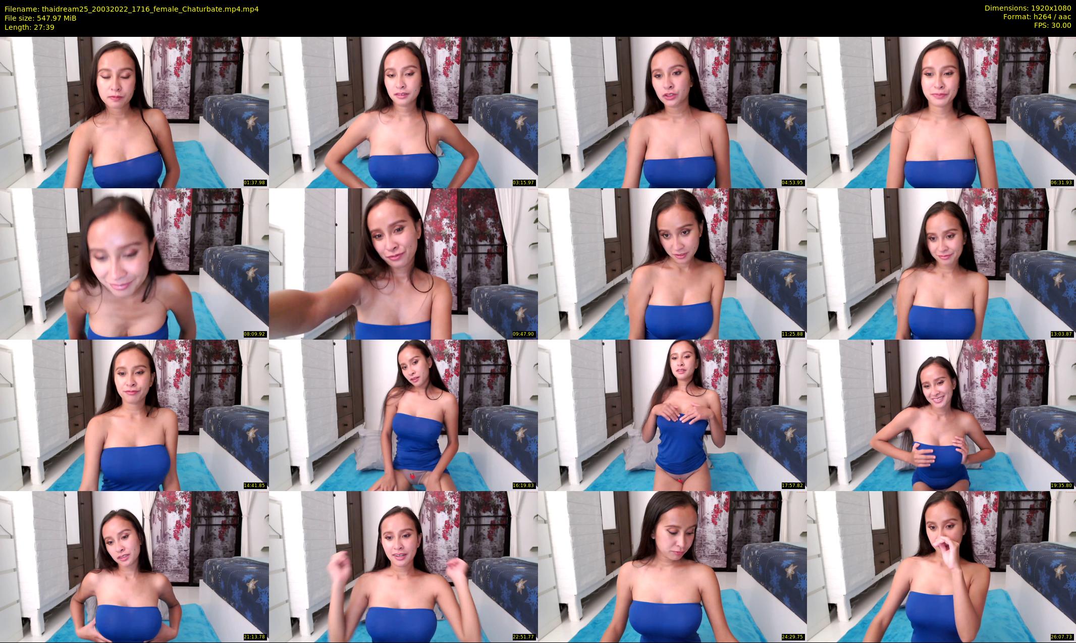 thaidream25 — 28 minute Chaturbate female cam show recording, 1080p, Mar 20, 2022