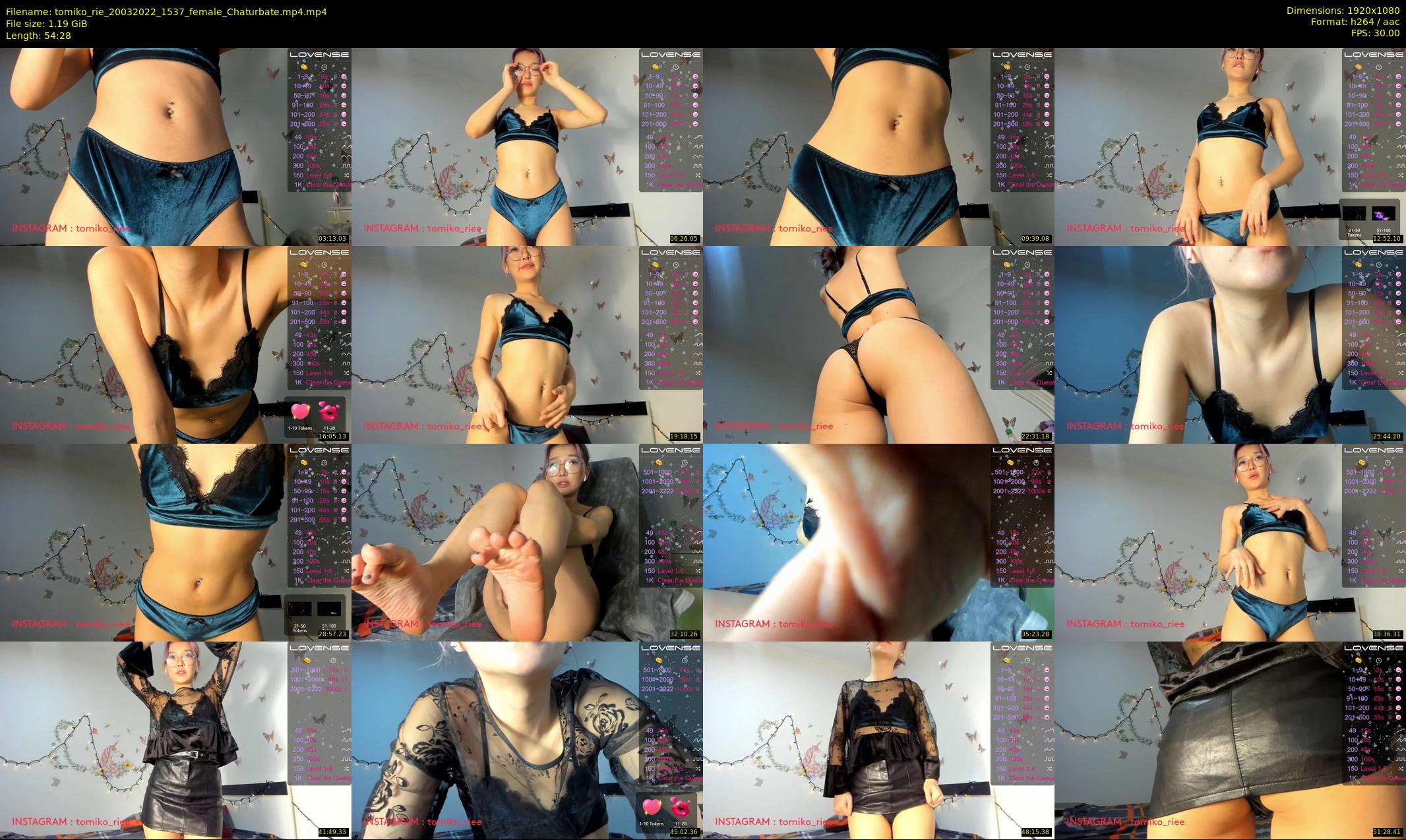 tomiko_rie — 55 minute Chaturbate female cam show recording, 1080p, Mar 20, 2022