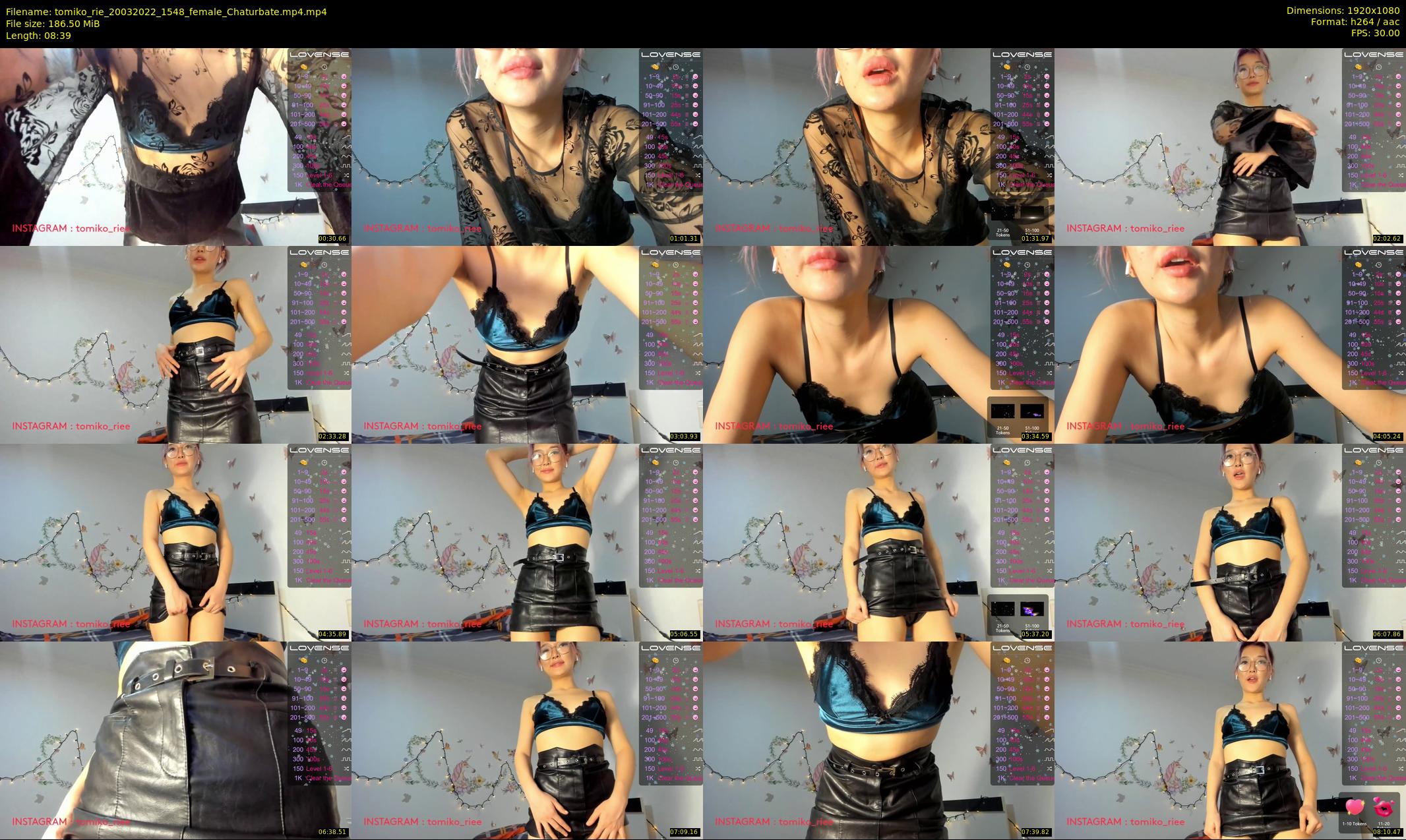 tomiko_rie — 9 minute Chaturbate female cam show recording, 1080p, Mar 20, 2022