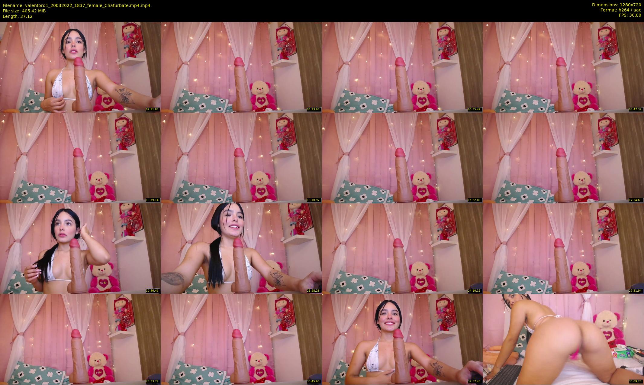 valentoro1 — 38 minute Chaturbate female cam show recording, 720p, Mar 20, 2022