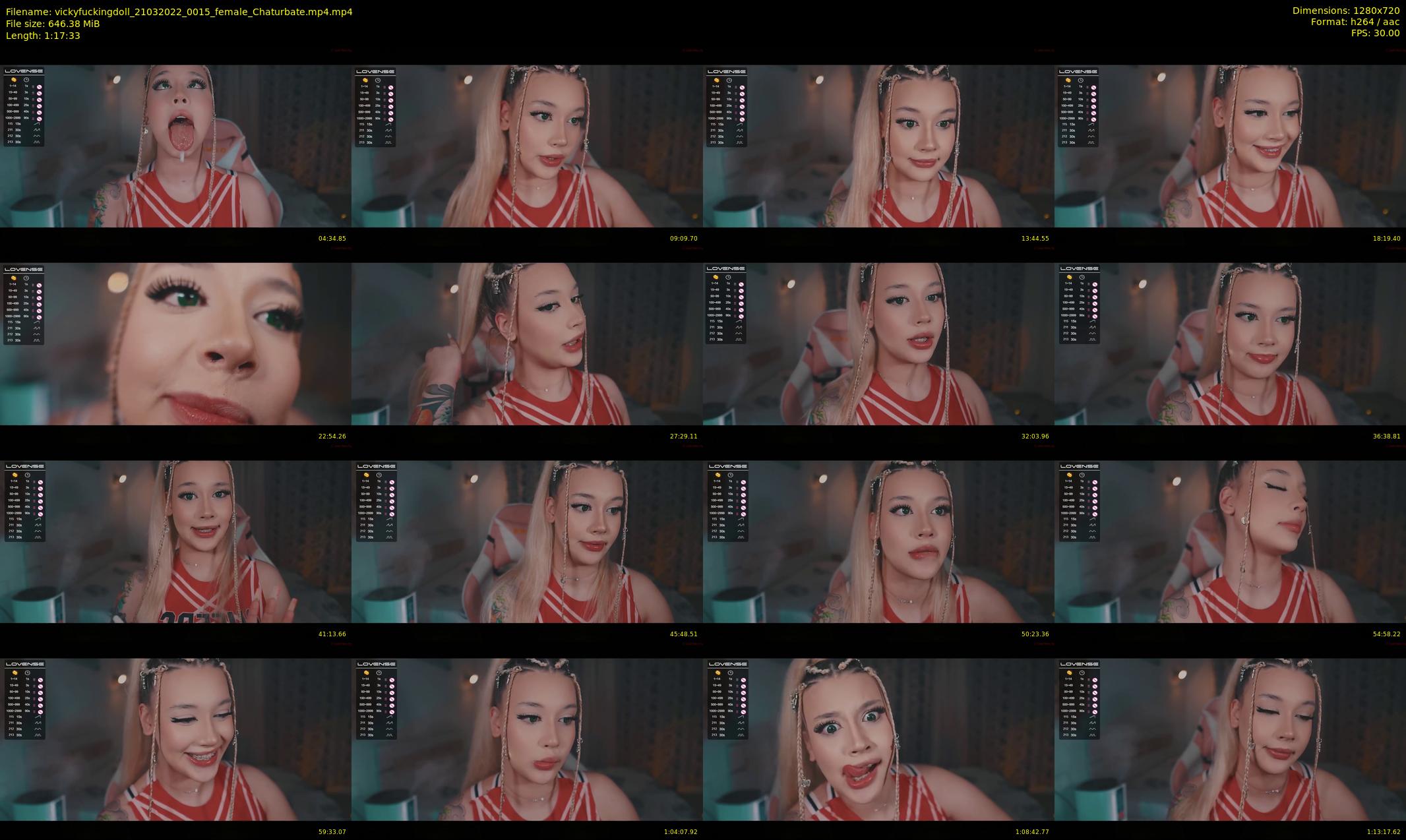 vickyfuckingdoll — 78 minute Chaturbate female cam show recording, 720p, Mar 21, 2022