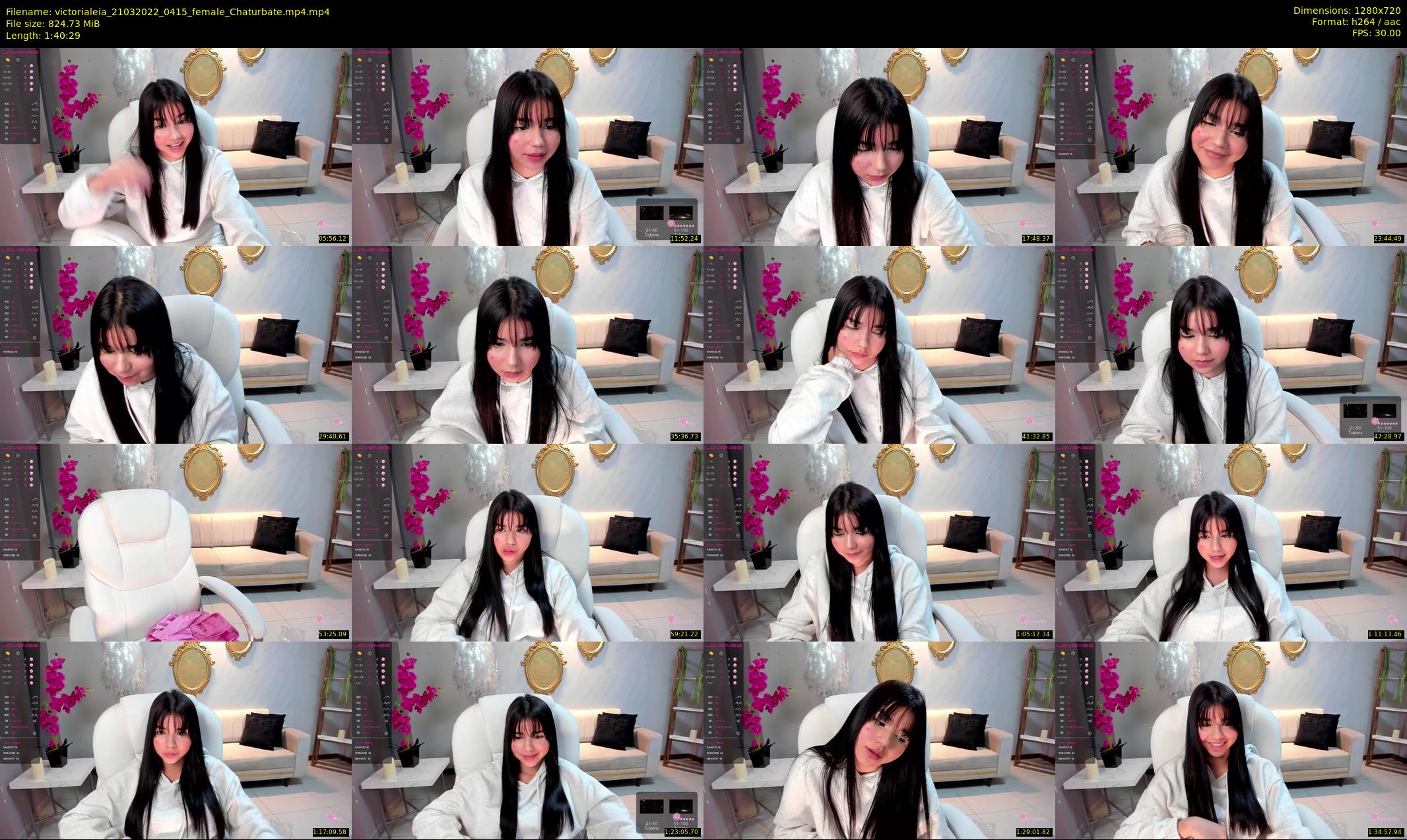 victorialeia — 101 minute Chaturbate female cam show recording, 720p, Mar 21, 2022