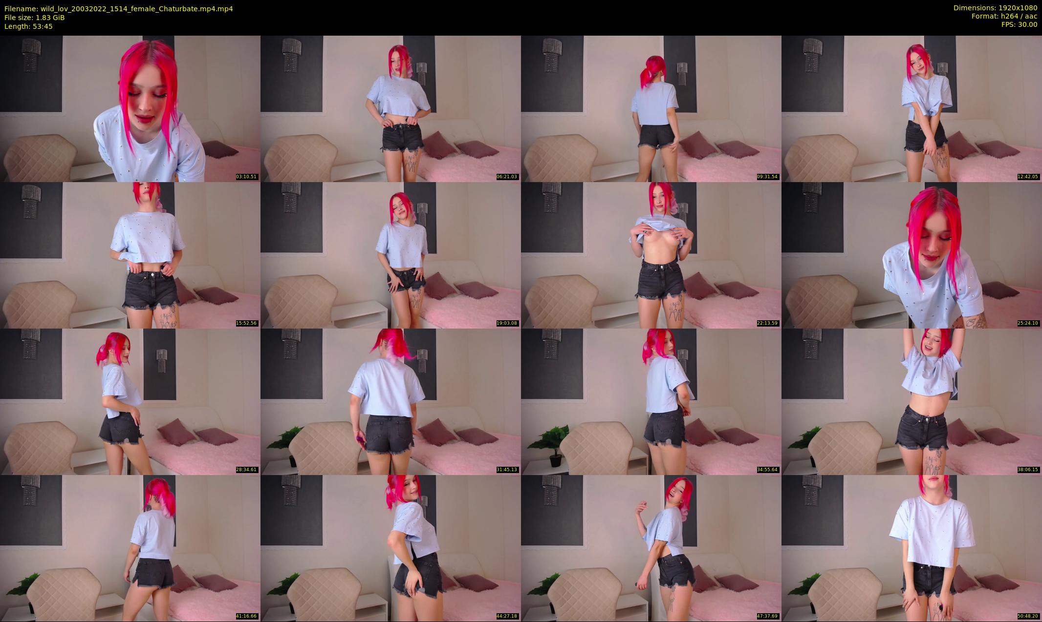 wild_lov — 54 minute Chaturbate female cam show recording, 1080p, Mar 20, 2022